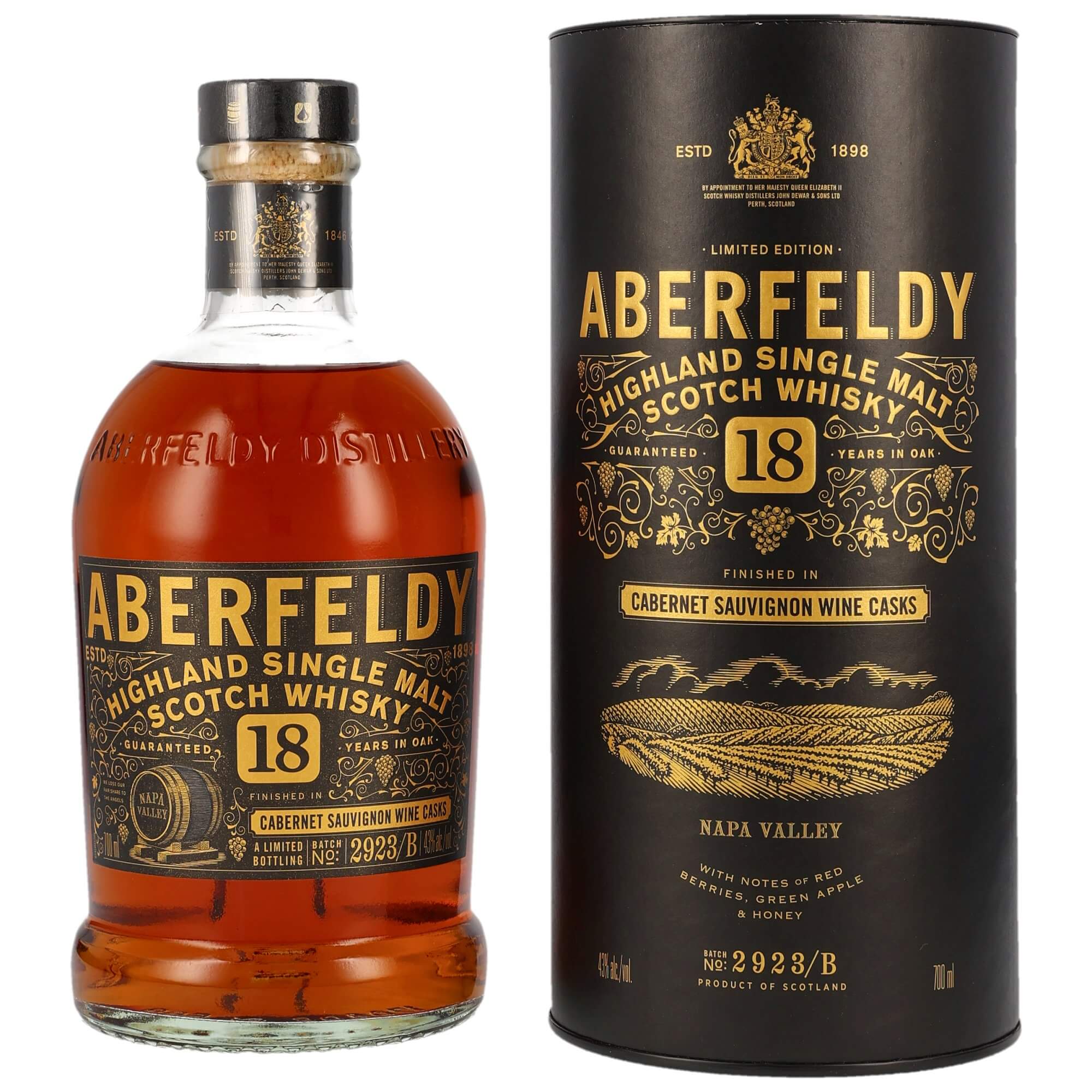 Aberfeldy Napa Valley Finish 18 Jahre