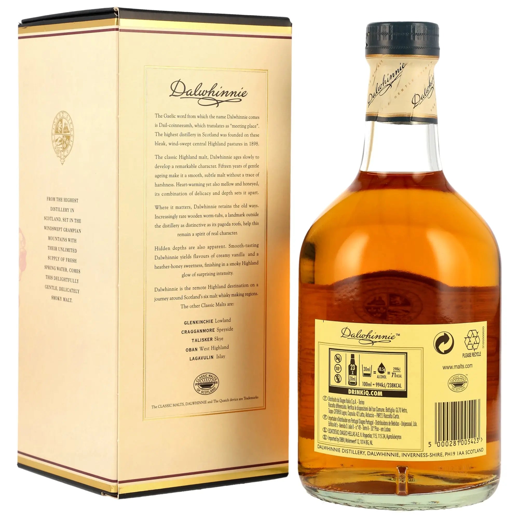 Dalwhinnie 15 Jahre Highland Single Malt Scotch Whisky