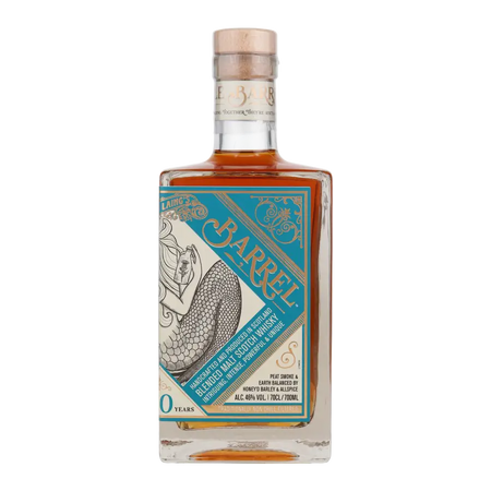 Vorderseite Double Barrel Bowmore und Blair Athol 10 Jahre Blended Malt Whisky