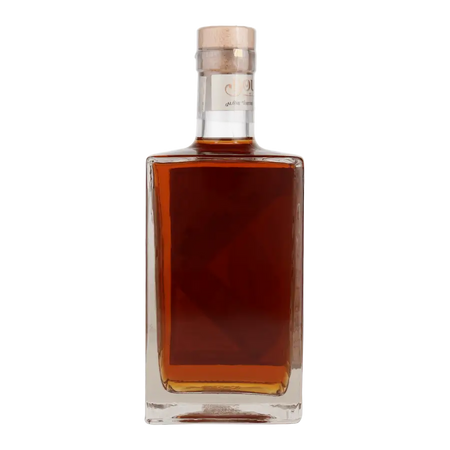 Seitenansicht Double Barrel Bowmore und Blair Athol 10 Jahre Blended Malt Whisky