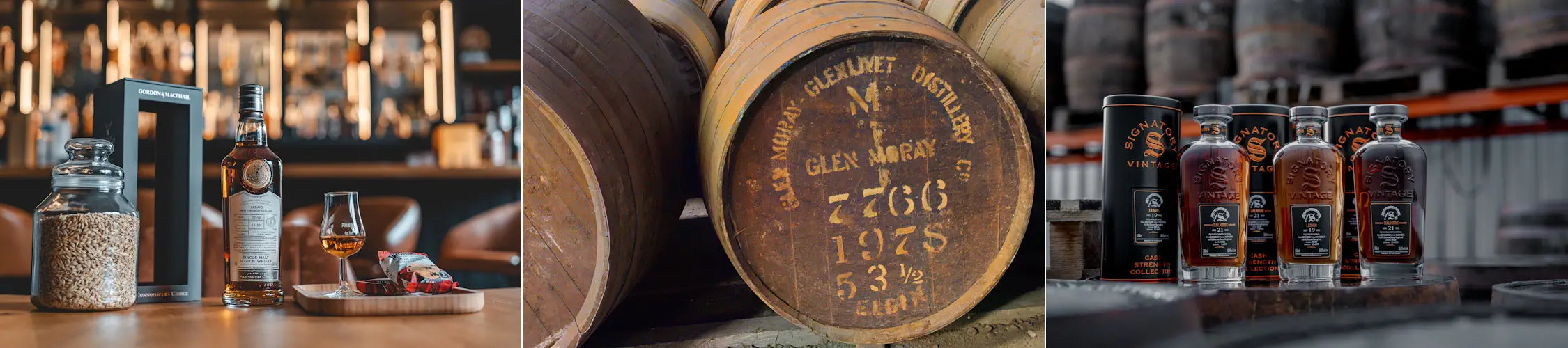 Single Cask Whisky von Gordon & MacPhail und Signatory Vintage
