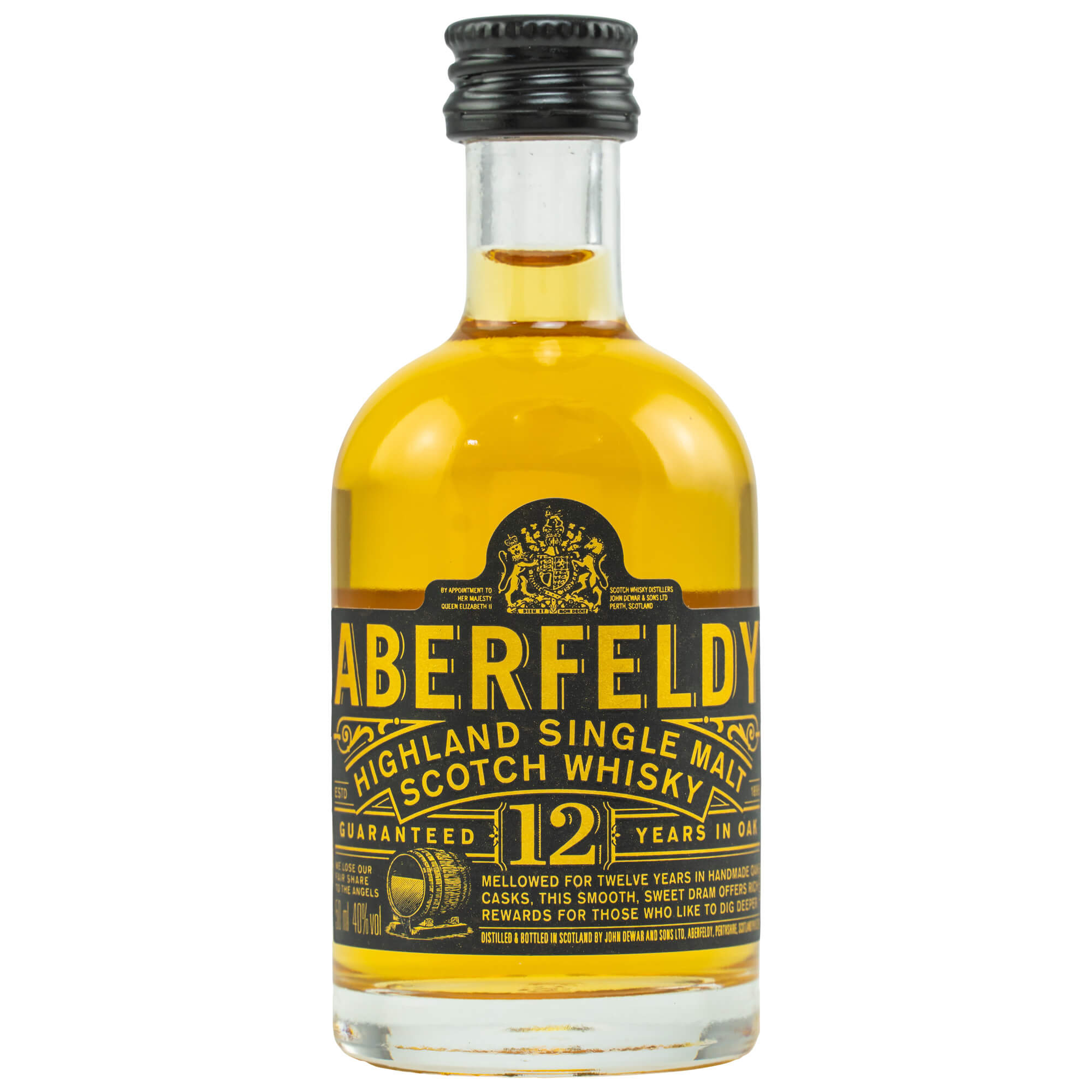 Aberfeldy 12 Jahre Miniatur Single Malt Scotch Whisky