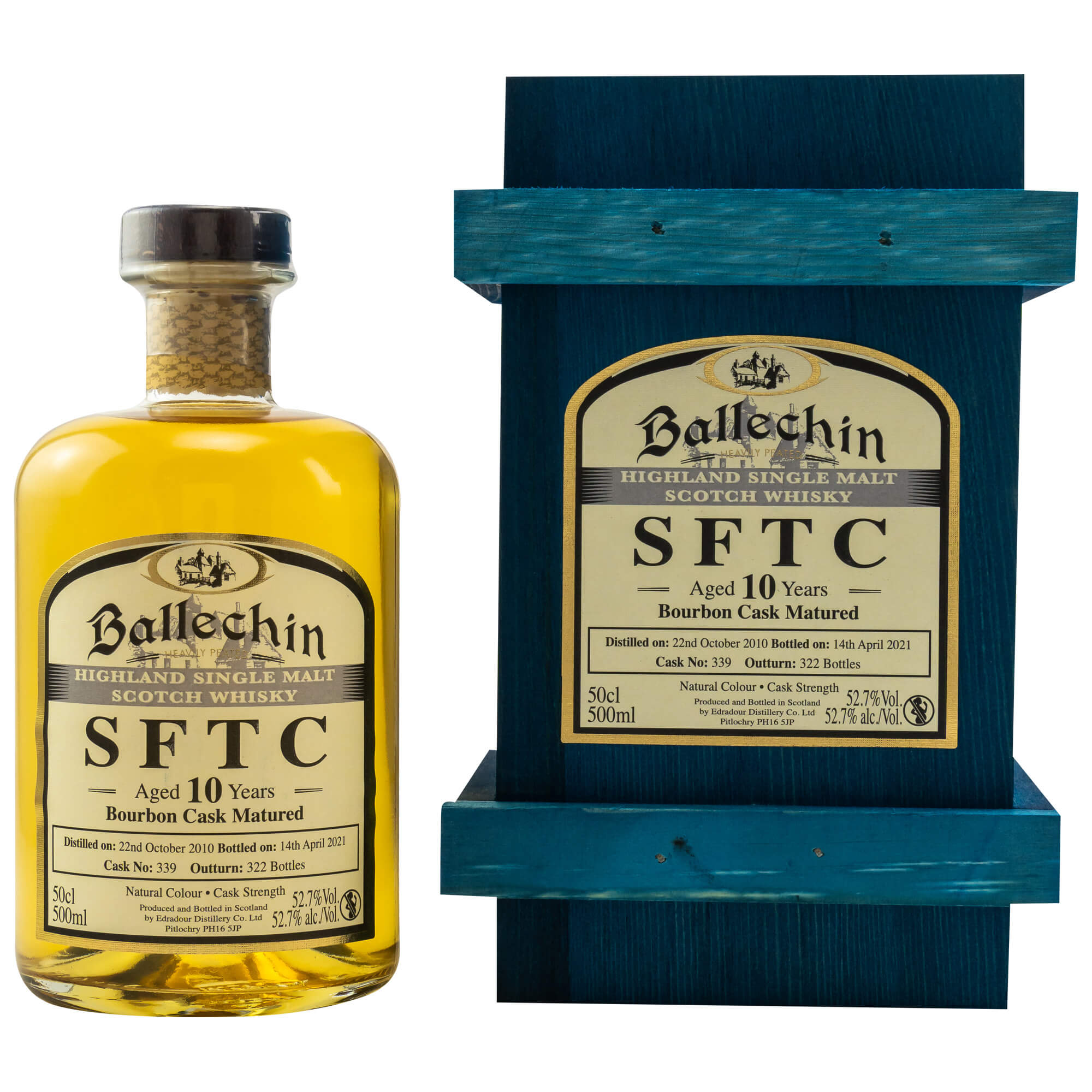 Ballechin 2010/2021 10 Jahre - Straight from the Bourbon Cask