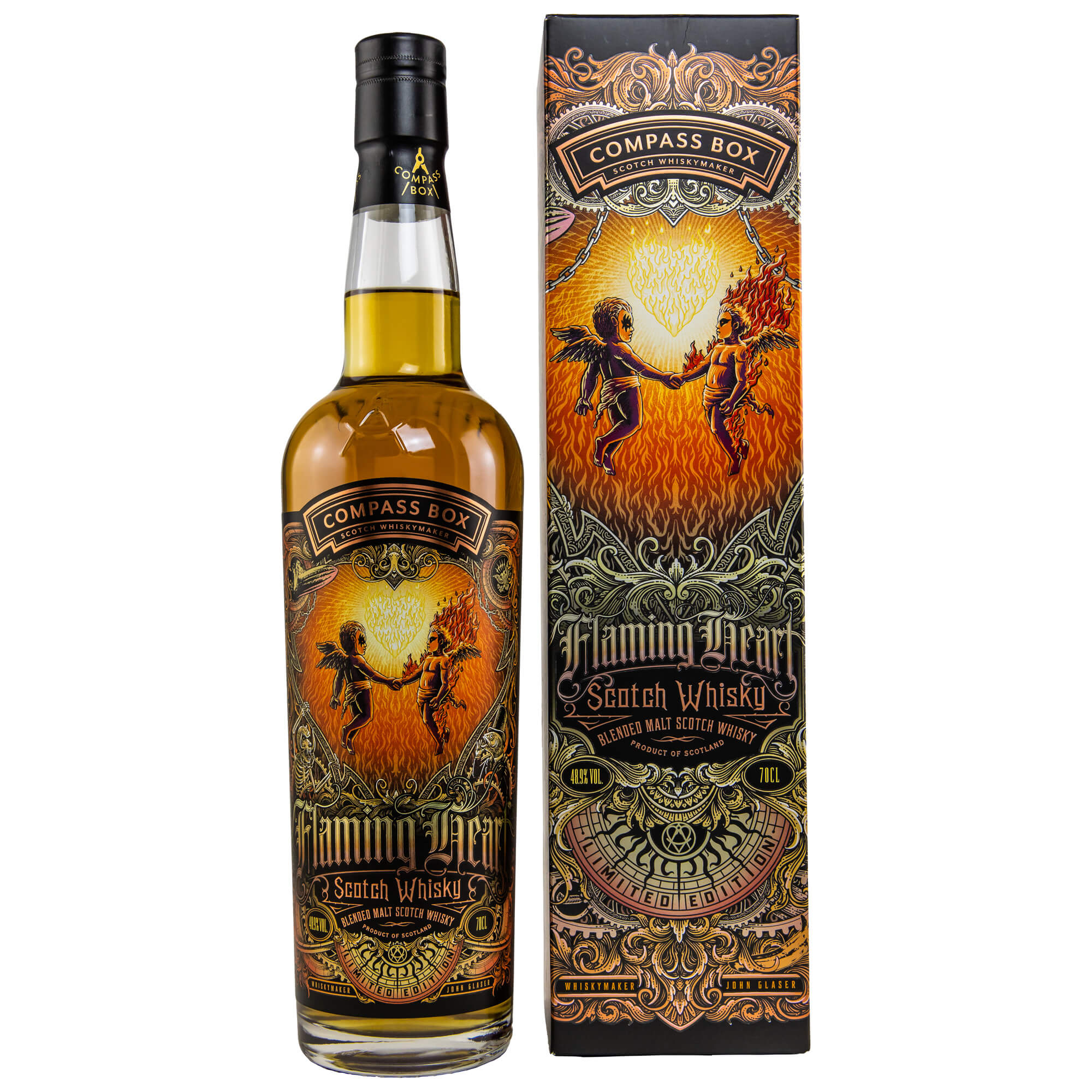 Compass Box Flaming Heart 2022 Blended Malt Scotch Whisky