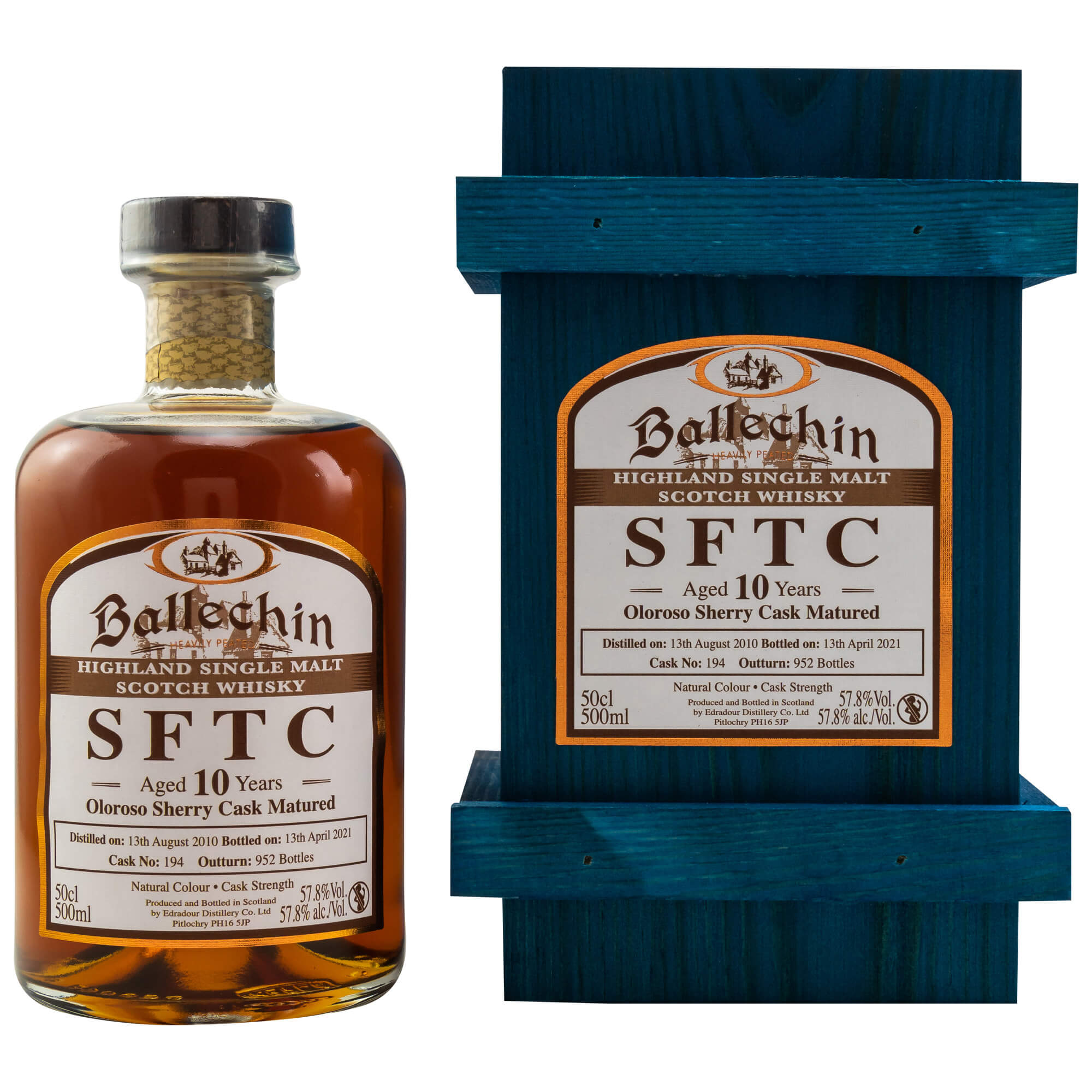 Ballechin 2010/2021 10 Jahre - Straight from the Oloroso Sherry Cask