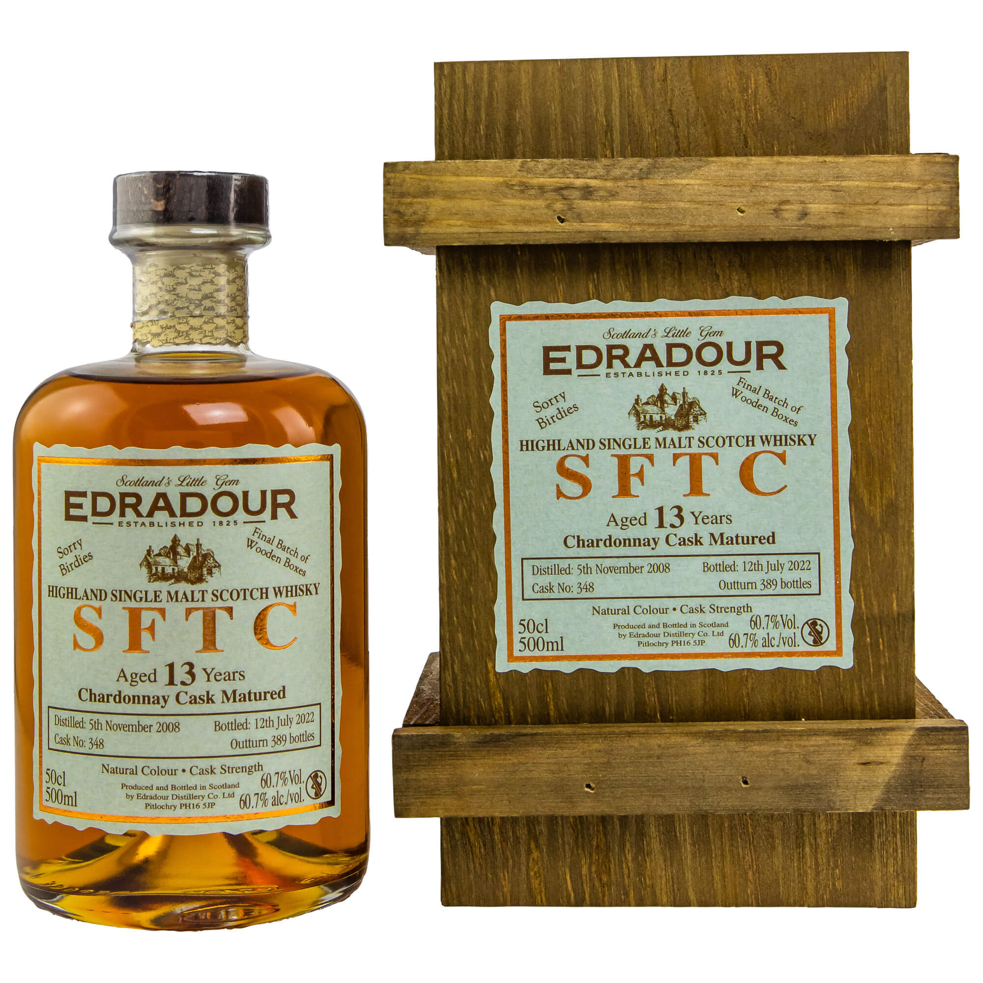 Edradour SFTC Chardonnay 13 Jahre 2008/2022 Whisky