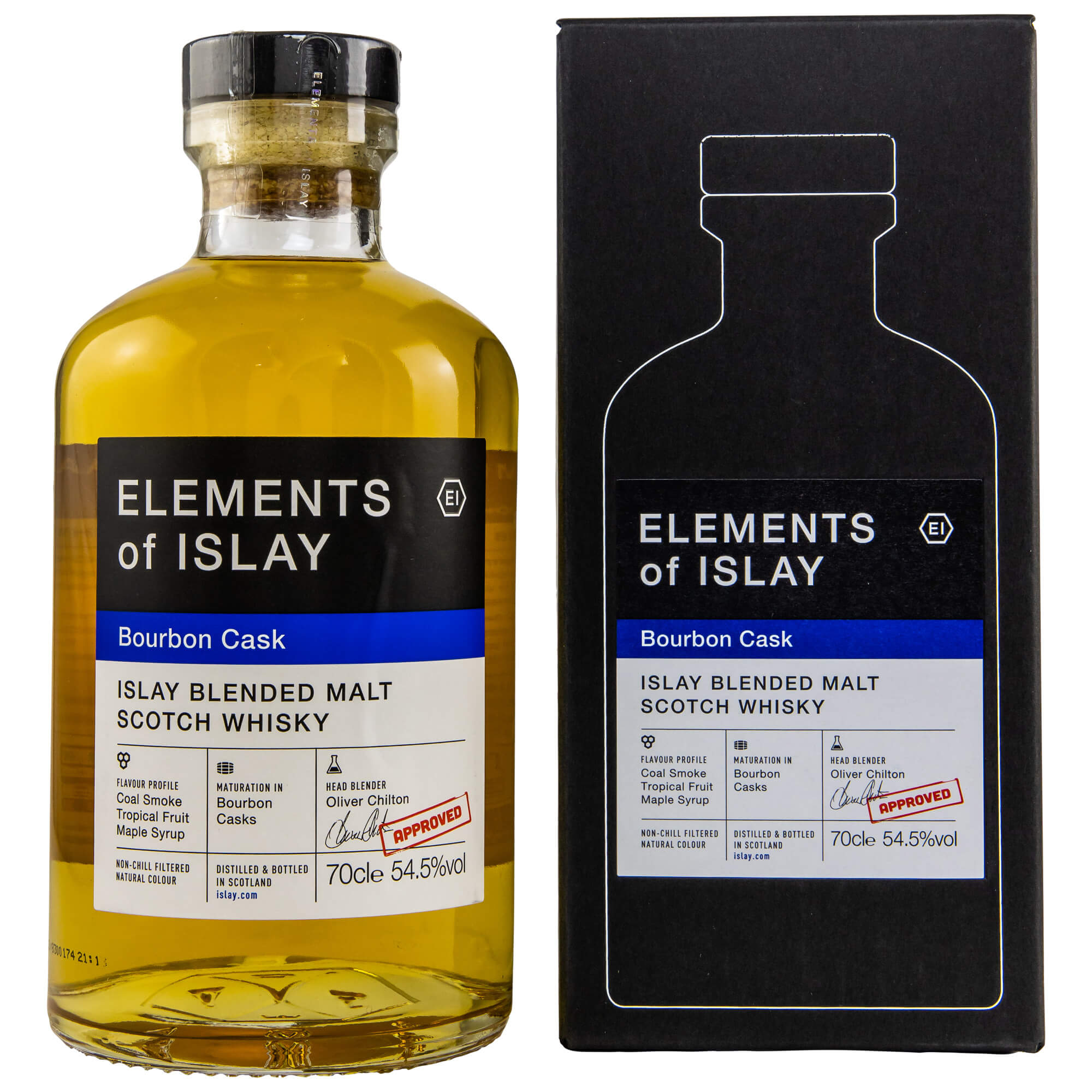 Elements of Islay Bourbon Cask Islay Blended Malt Scotch Whisky