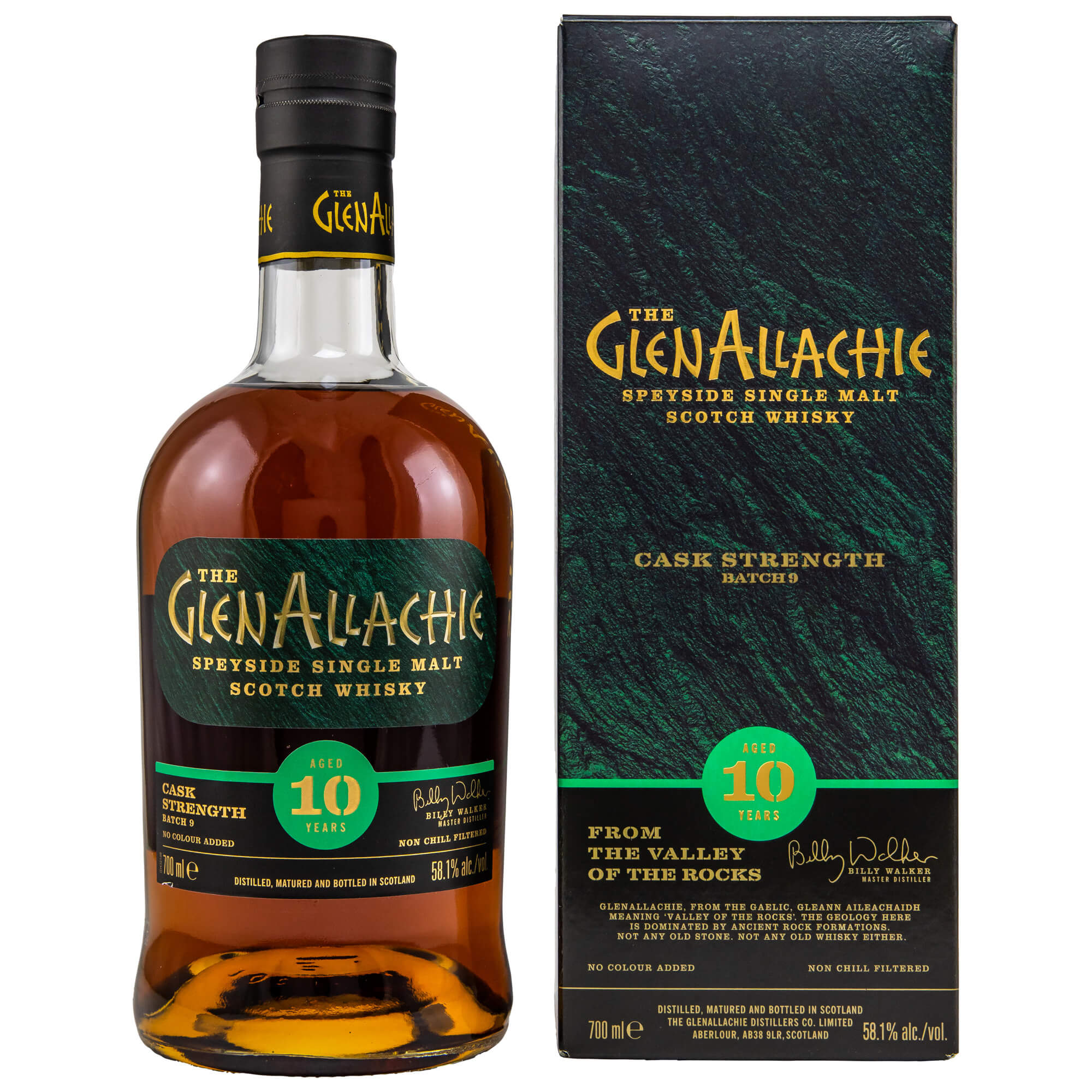 GlenAllachie 10 Jahre Cask Strength Batch 9