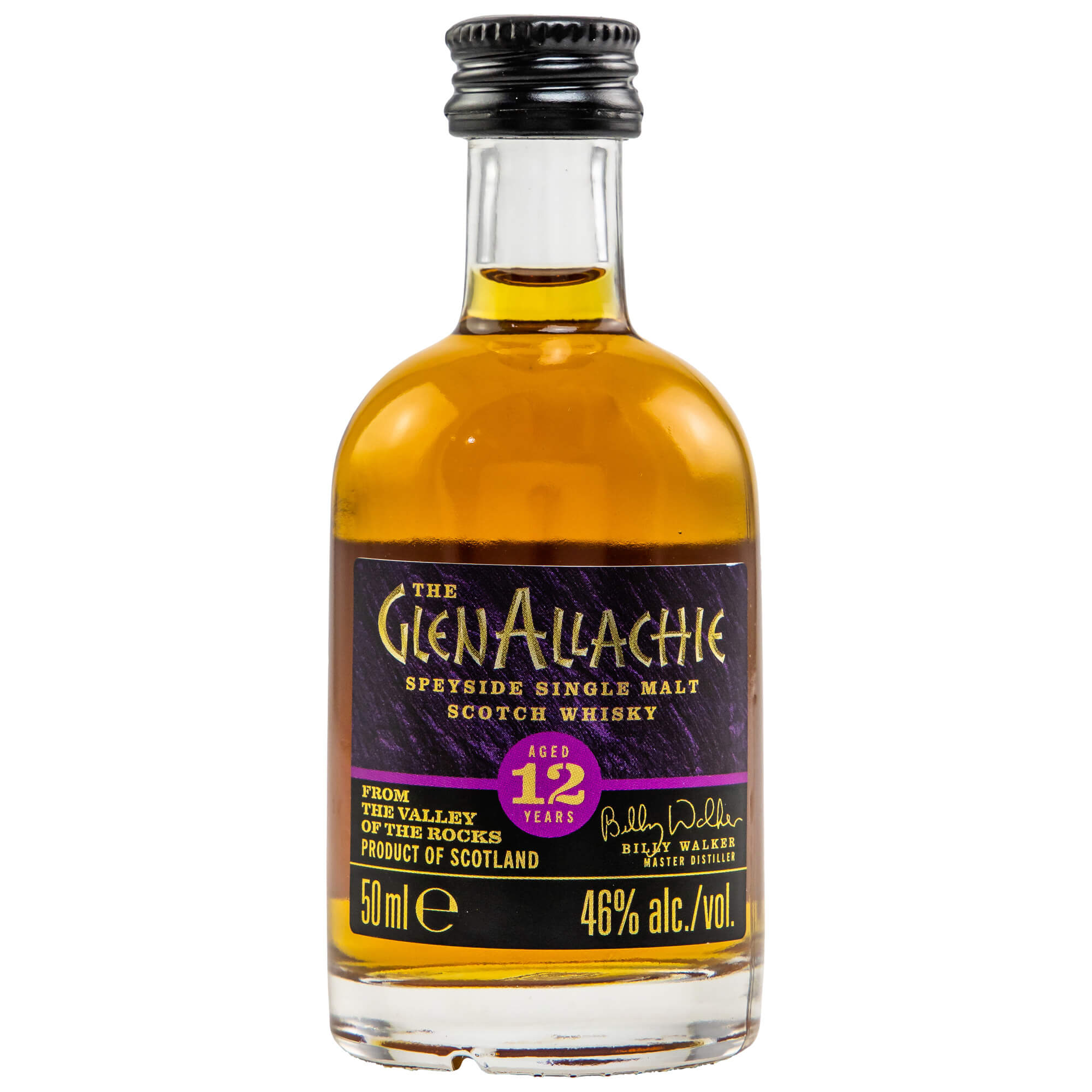 GlenAllachie 12 Jahre Miniatur Speyside Single Malt Scotch Whisky