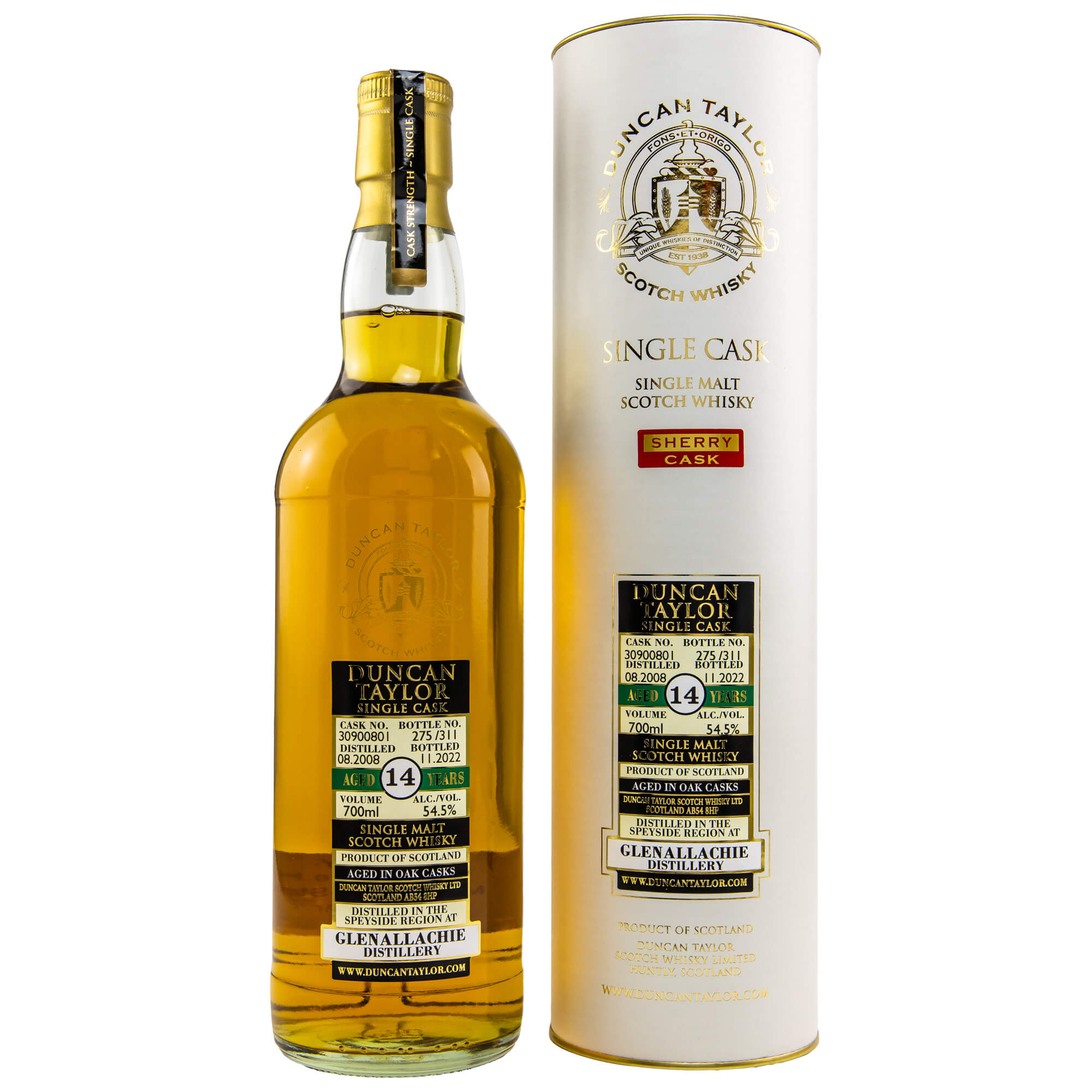 GlenAllachie Dimensions 14 Jahre 2008/2022 Single Malt Whisky