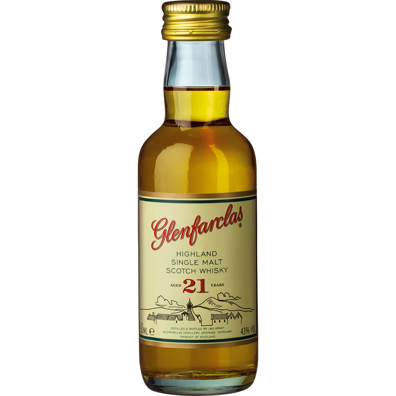 Glenfarclas 21 Jahre Miniatur