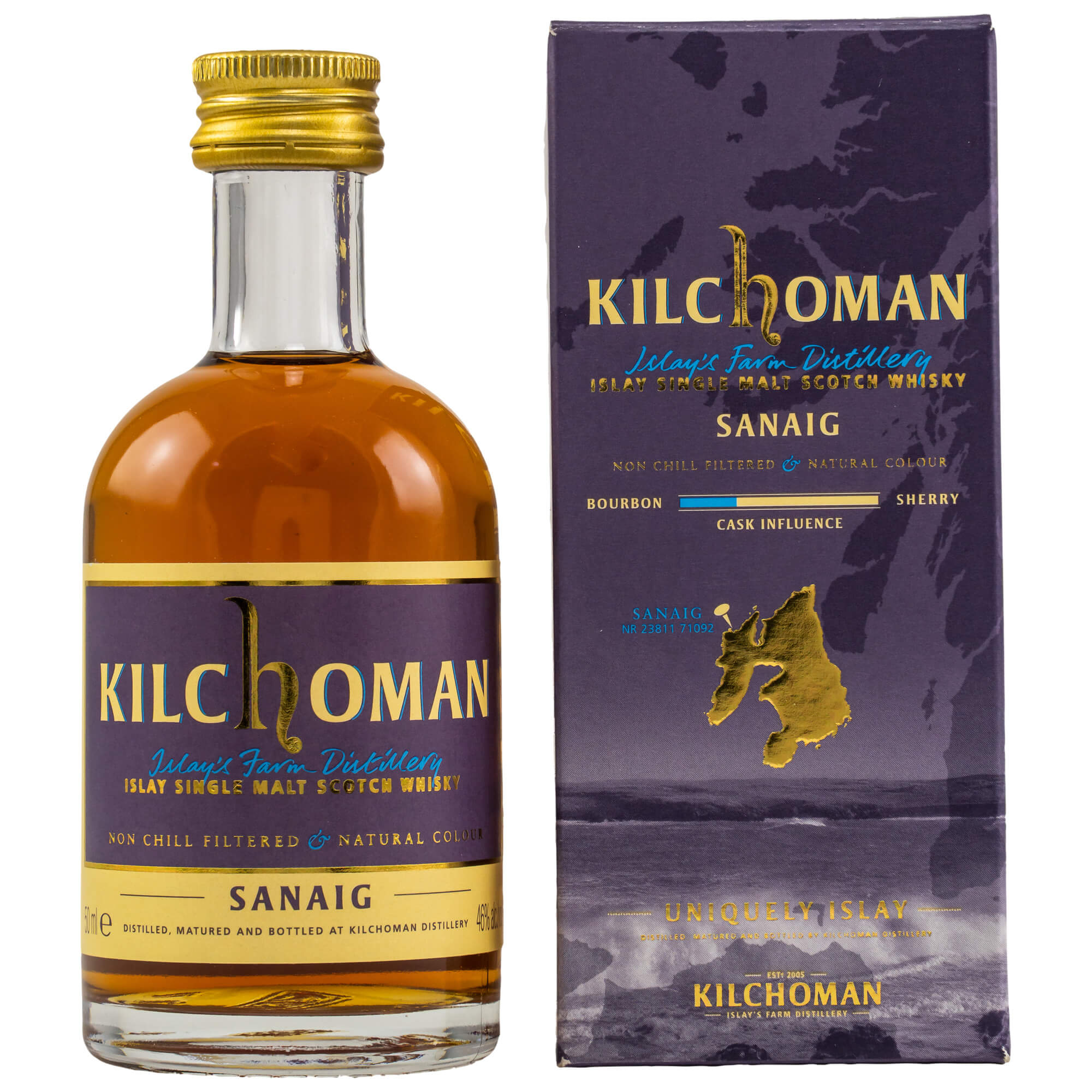 Kilchoman Sanaig Miniatur