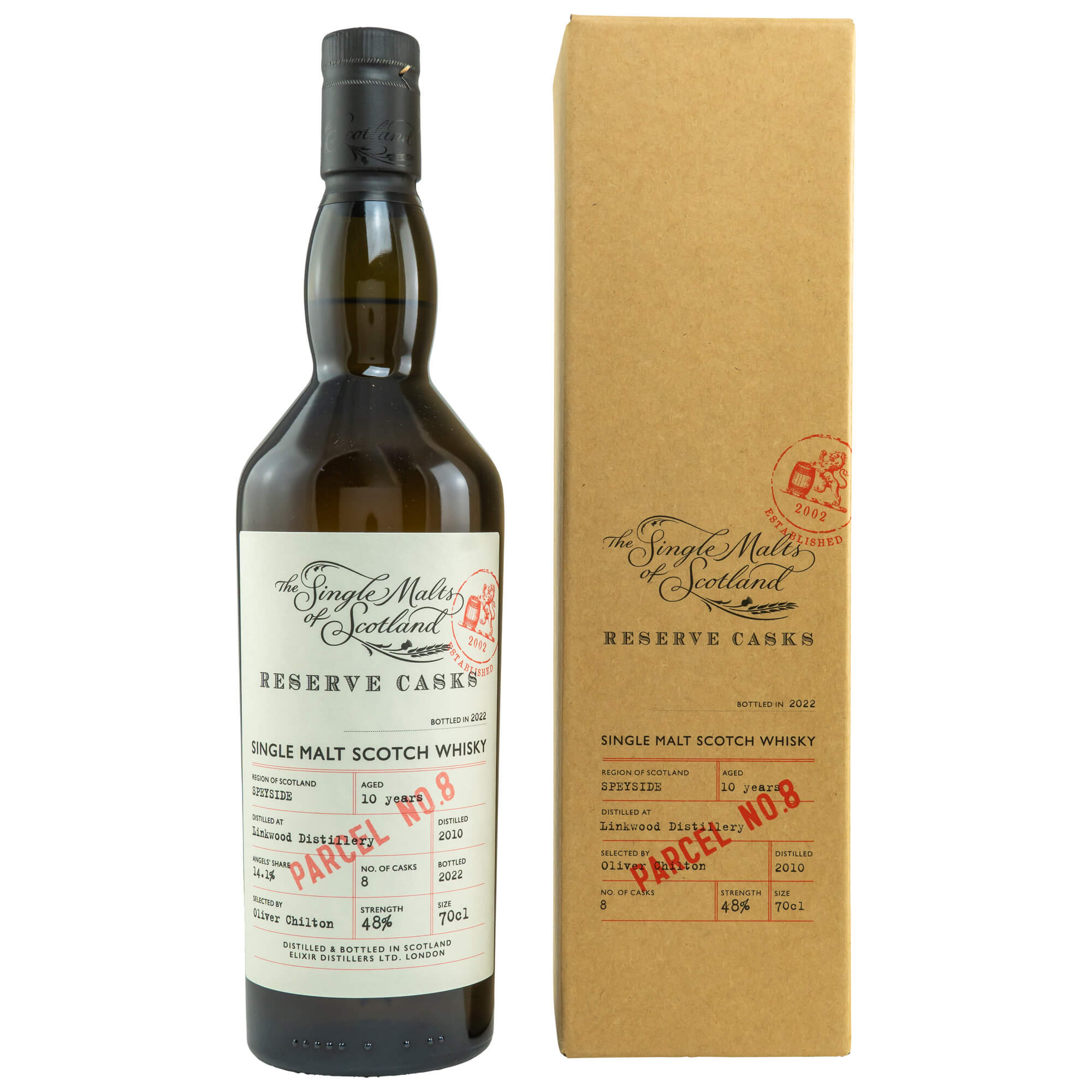 Linkwood 10 Jahre The Single Malts of Scotland Whisky