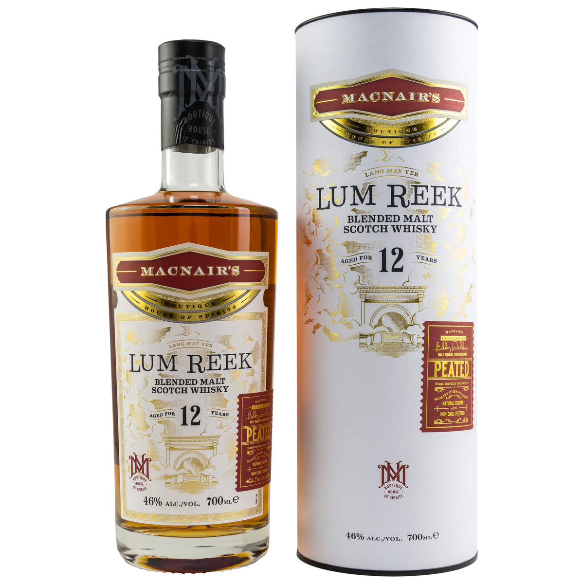 MacNair's Lum Reek 12 Jahre Blended Malt Scotch Whisky