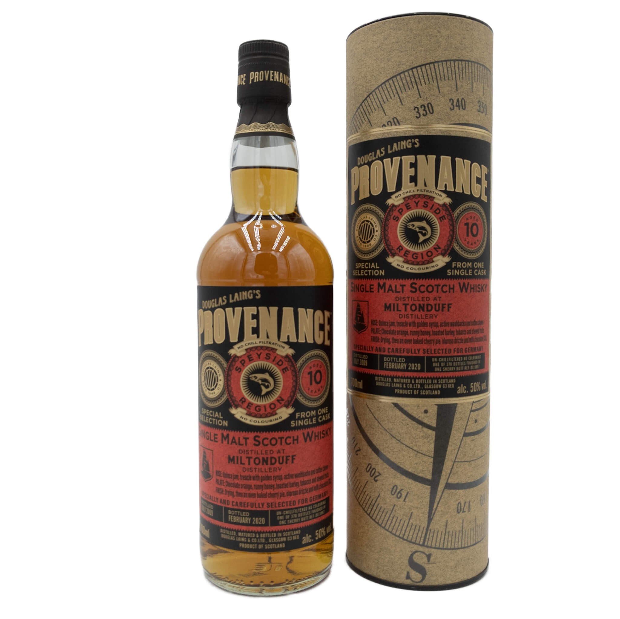 Miltonduff 10 Jahre Provenance