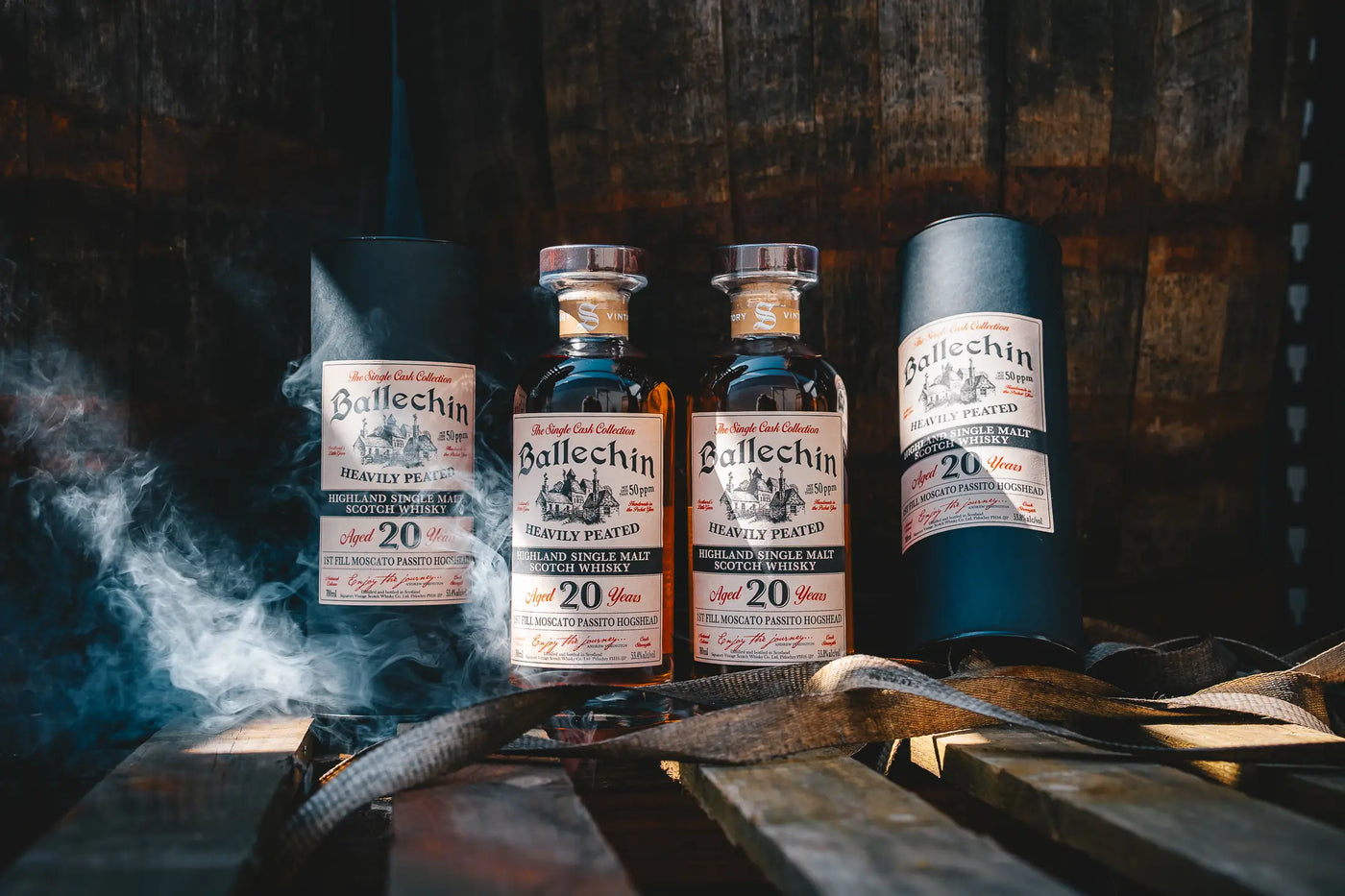 Ballechin Moscato Passito Single Malt Whiskys 801 und 808