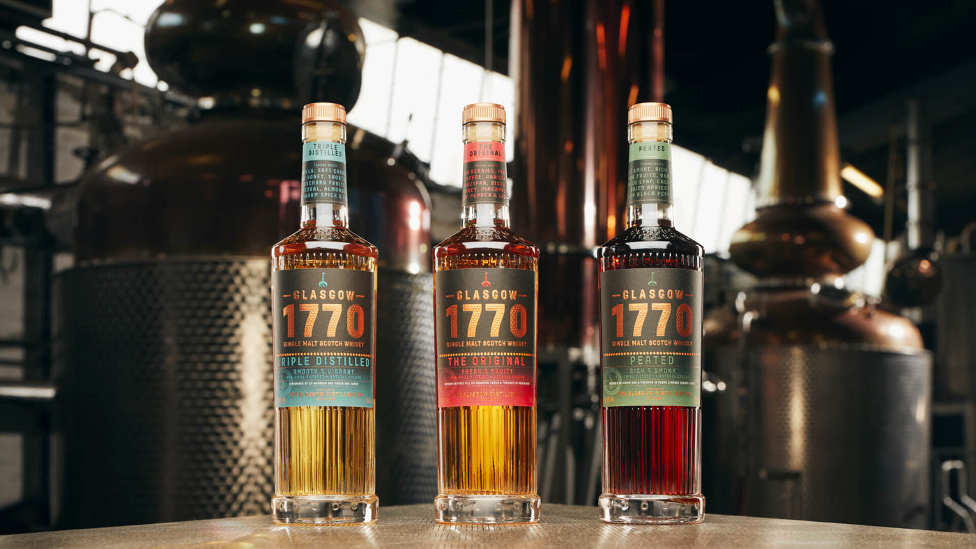 Glasgow Brennerei mit neuer Flaschengröße