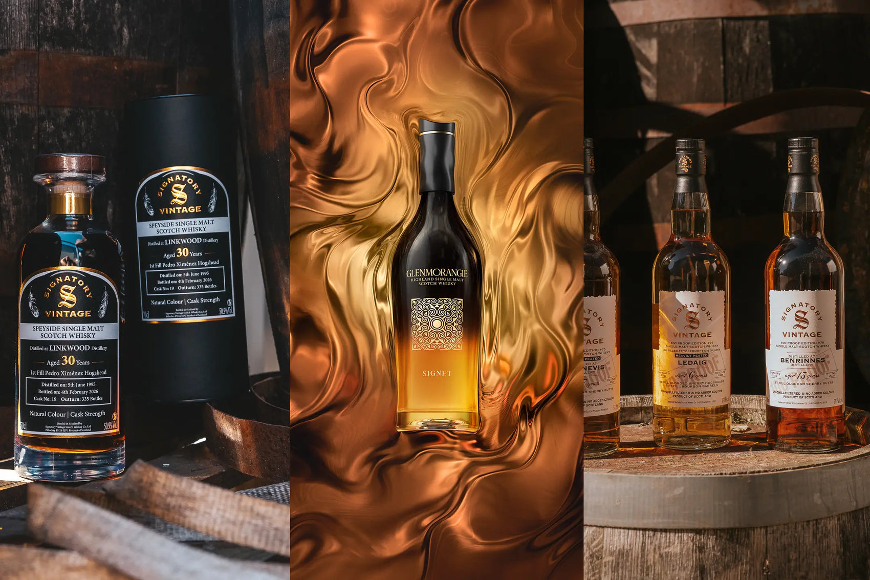 Signatory Vintage Whiskys und Glenmorangie Signet