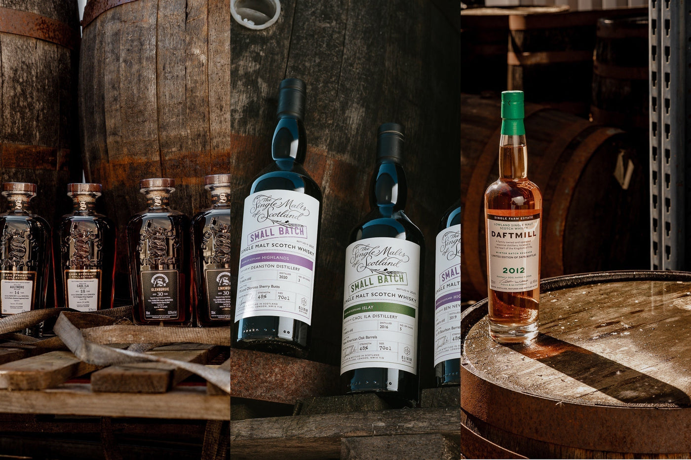 Signatory Vintage, Small Batch und Daftmill Whiskys