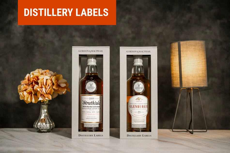 Gordon and MacPhail Distillery Labels Single Malt Whisky