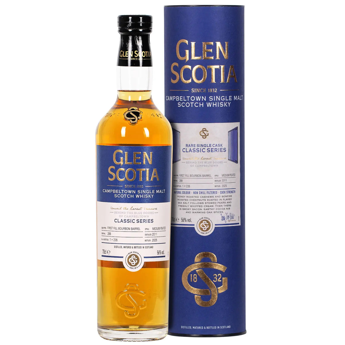 Glen Scotia Classic Series Medium Peated 2011/2025 Campbeltown Single Malt Scotch Whisky