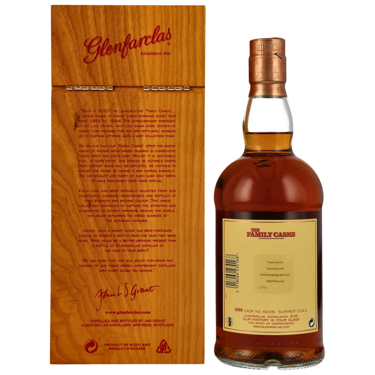 Glenfarclas Family Casks Sommer 2000/2023 Cask 6226