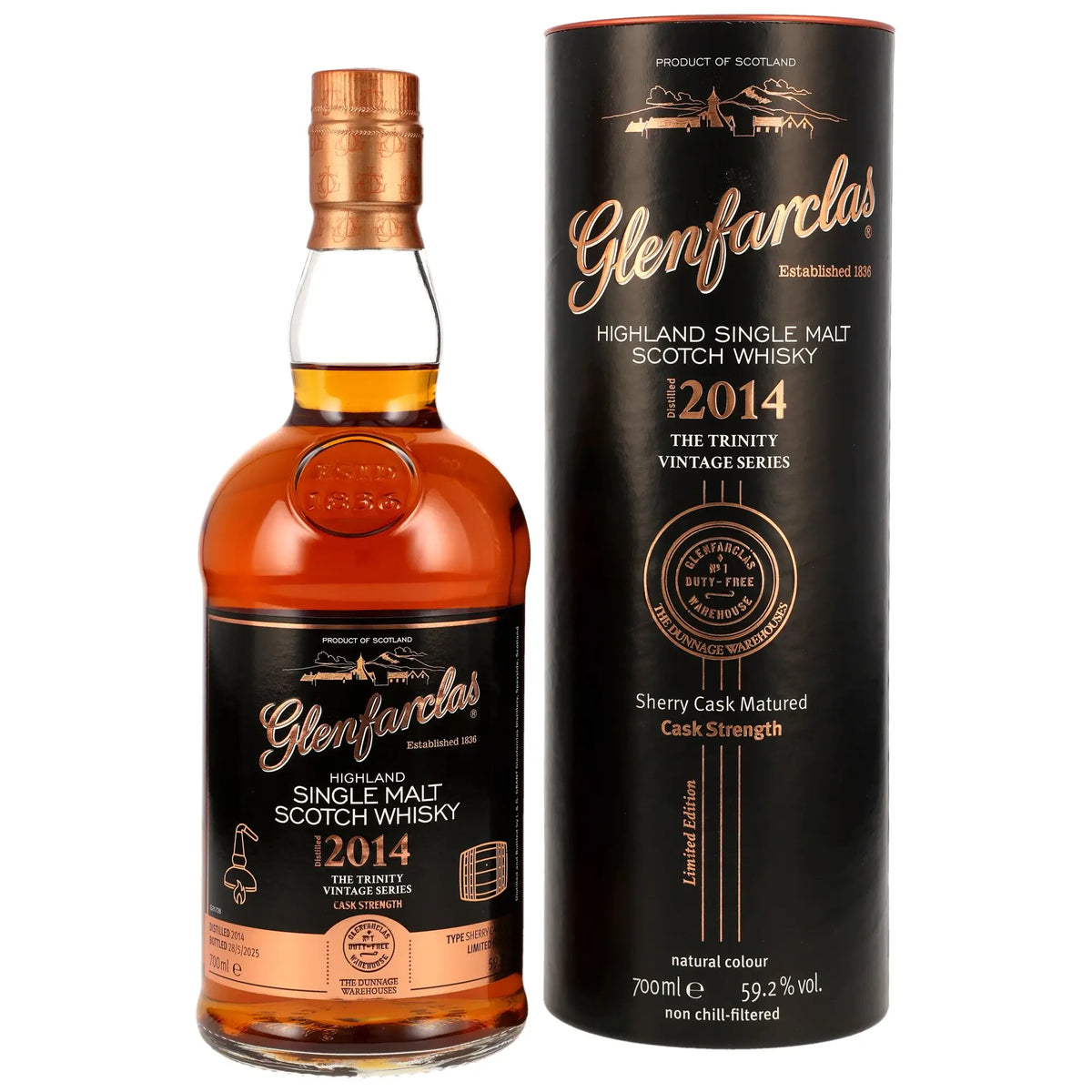 Glenfarclas The Trinity Vintage Series No.2 Sherry Cask Matured Cask Strength 2014/2025
