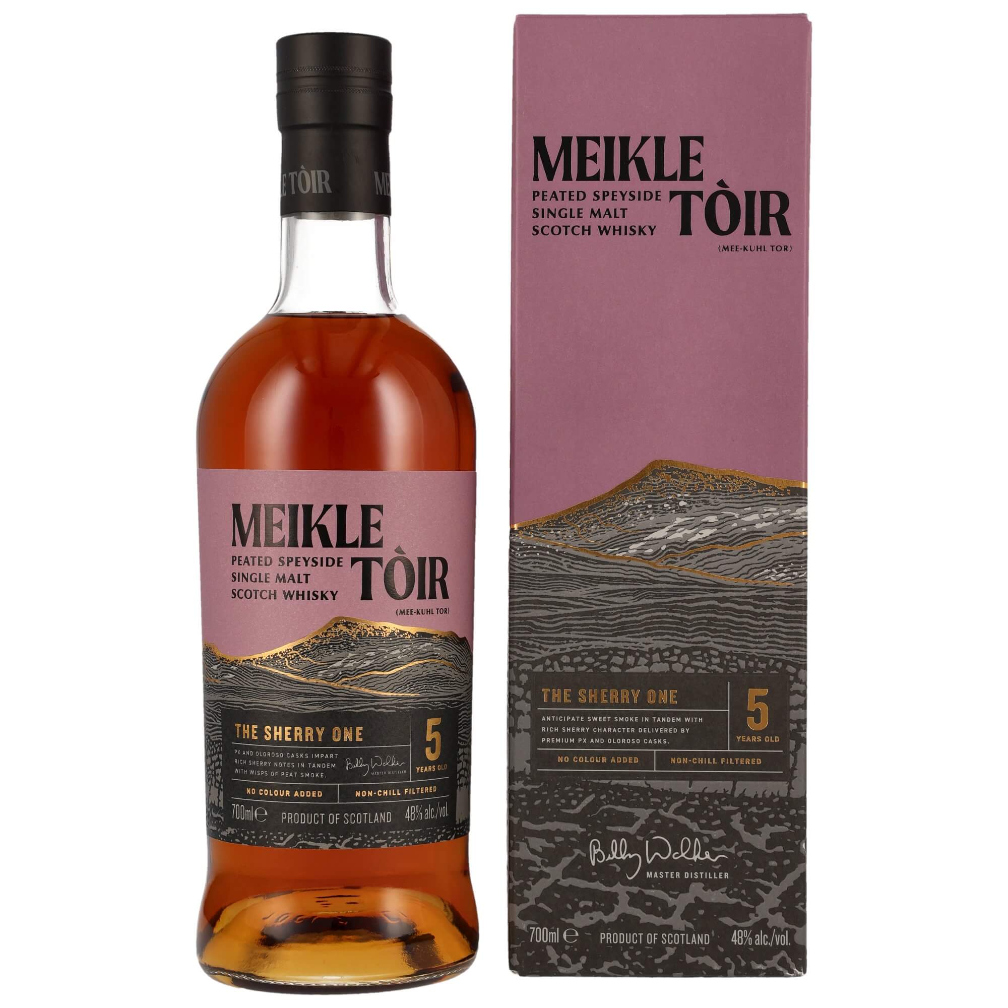 Meikle Tòir The Sherry One 5 Jahre Peated Speyside Whisky