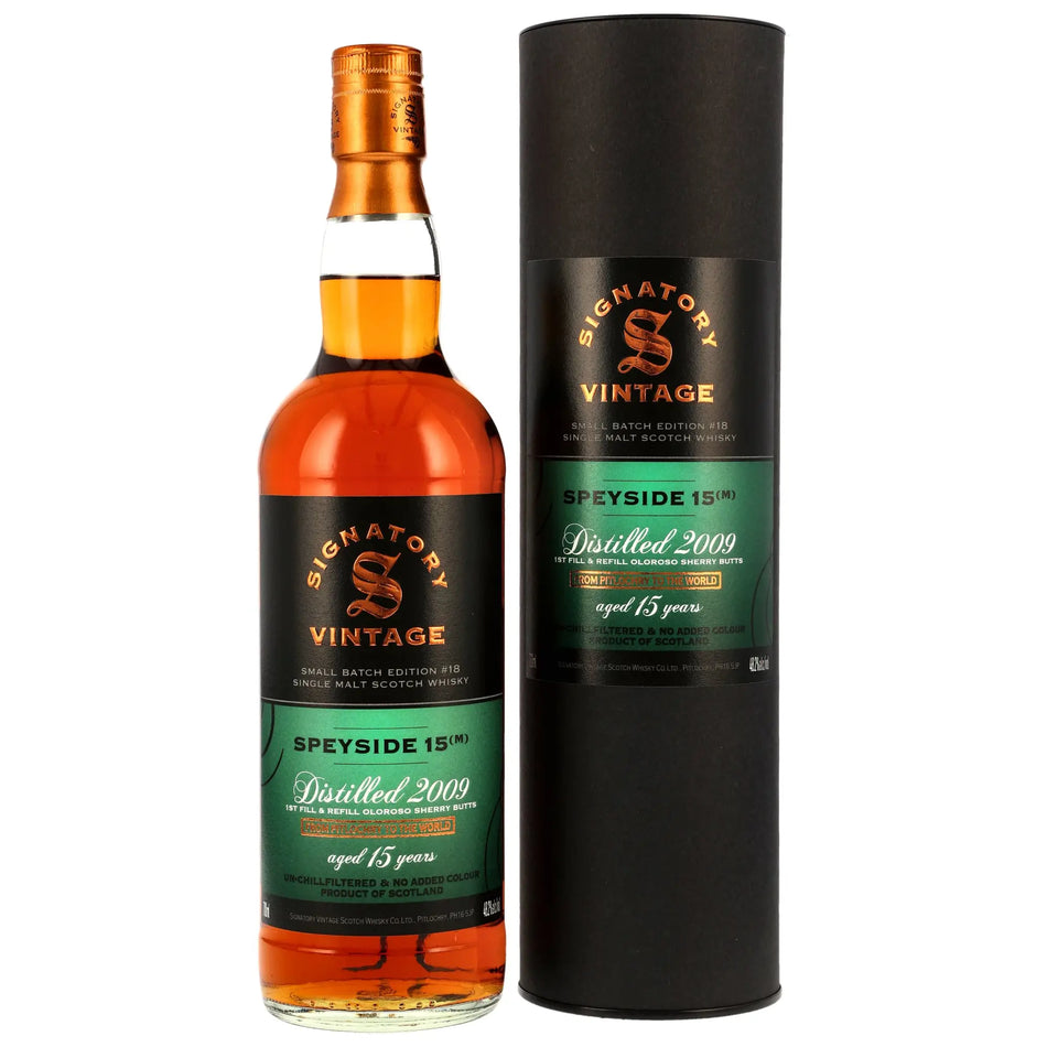 Secret Speyside (M) Small Batch Edition #18 15 Jahre 2009/2025 Speyside Single Malt Scotch Whisky
