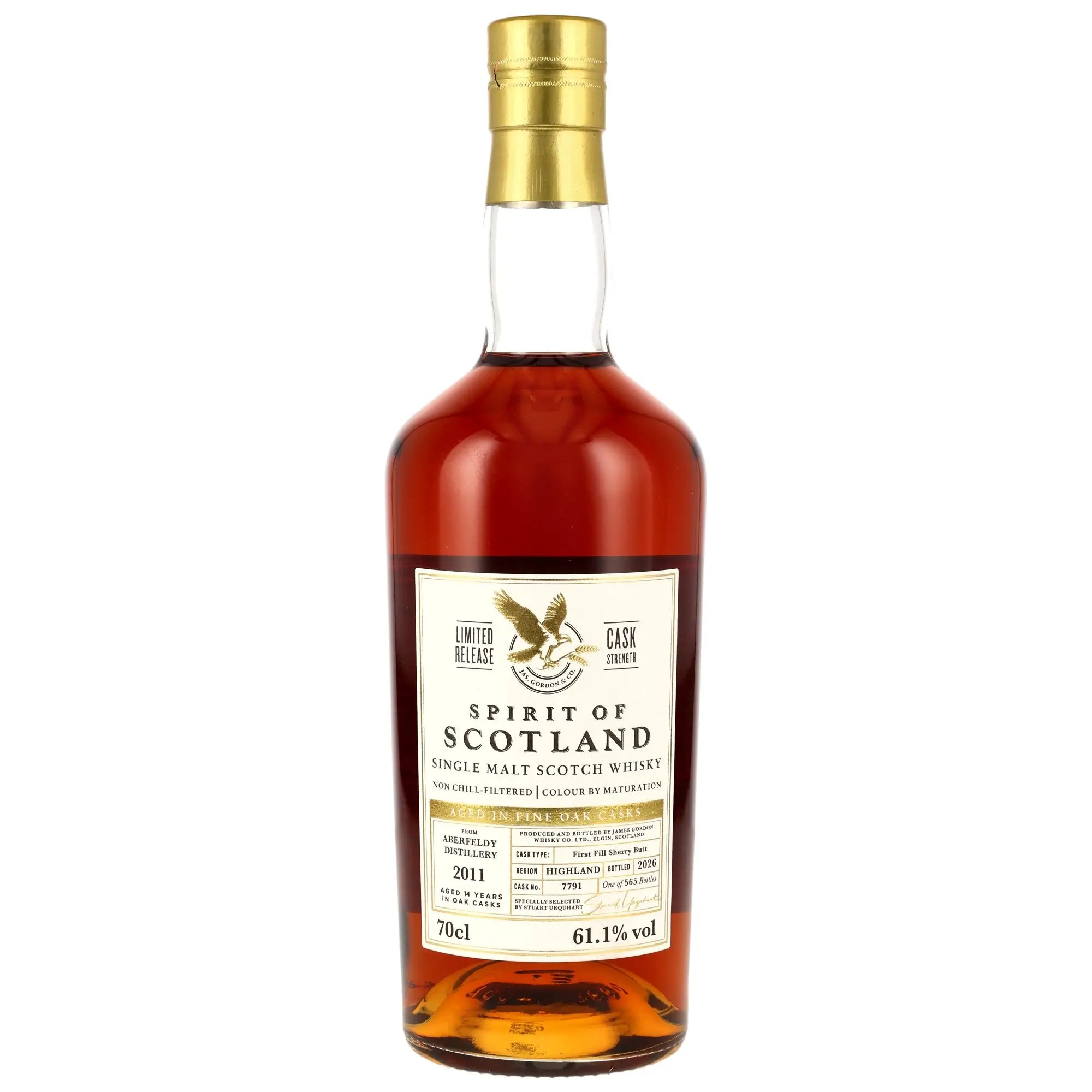 Aberfeldy Spirit of Scotland 14 Jahre 2011/2026 Whisky von Gordon & MacPhail