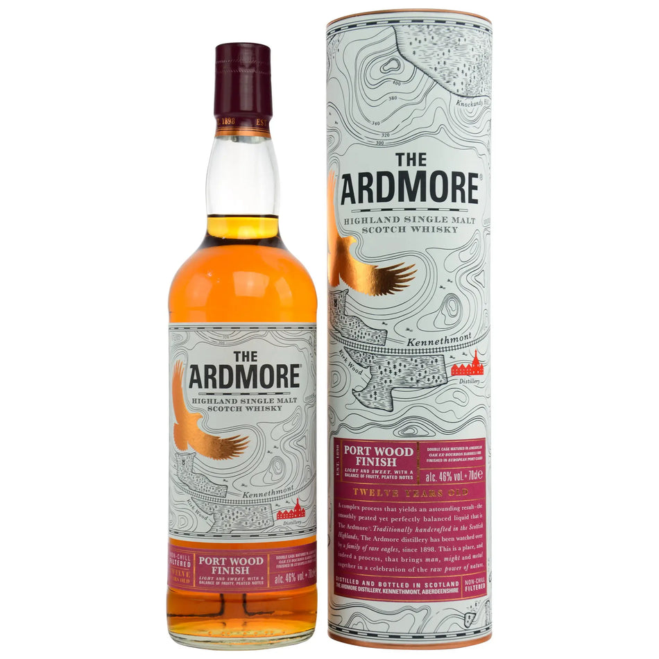 Ardmore 12 Jahre Port Wood Finish Highland Single Malt Scotch Whisky