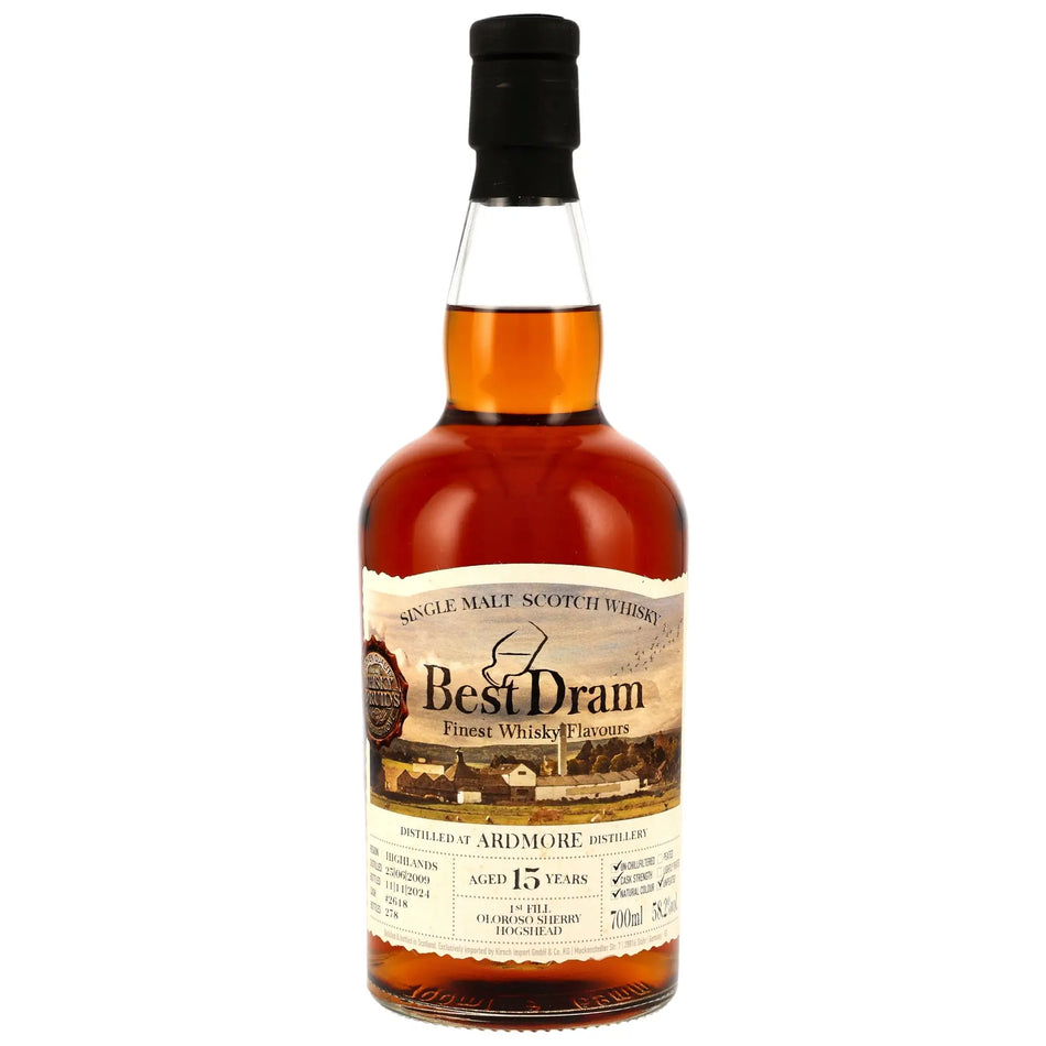 Ardmore Best Dram 15 Jahre 2009/2024 Highland Single Malt Scotch Whisky