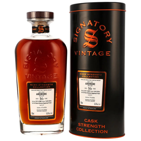 Ardmore Cask Strength Collection First Fill PX Sherry Finish 16 Jahre 2009/2026 Whisky von Signatory Vintage