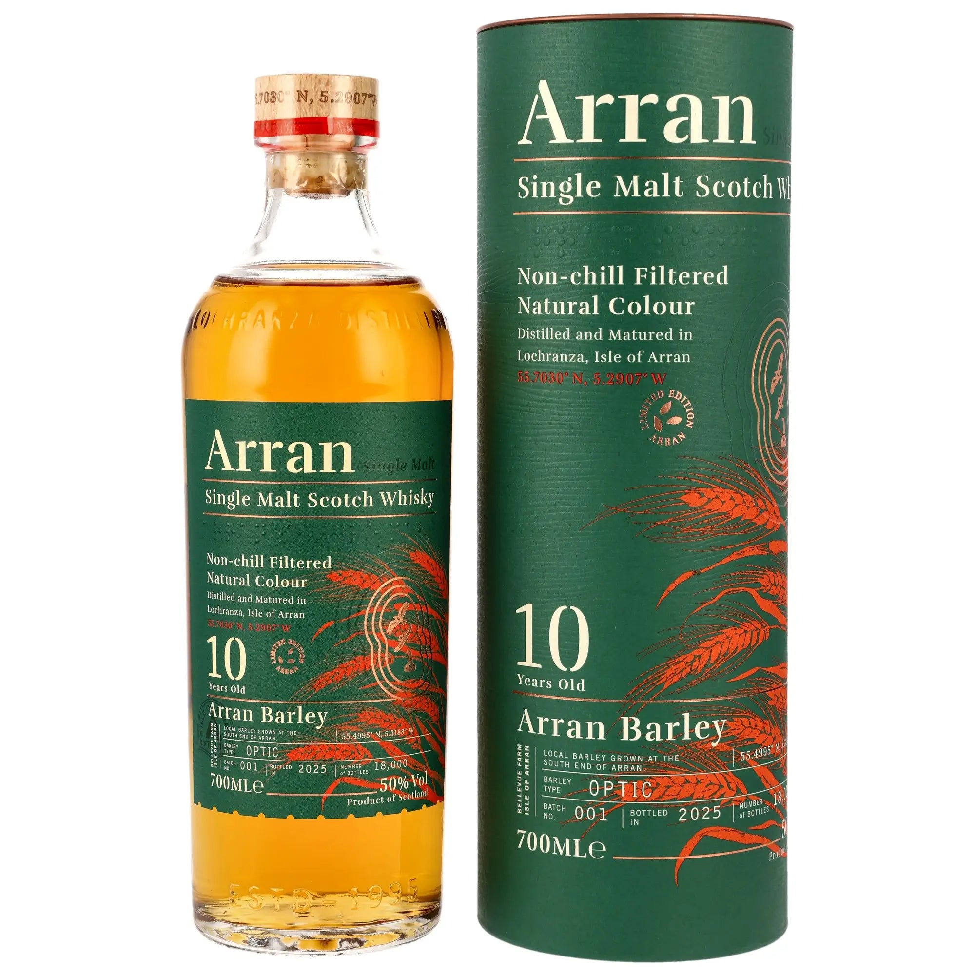 Arran Barley 10 Jahre Batch 001 Single Malt Whisky
