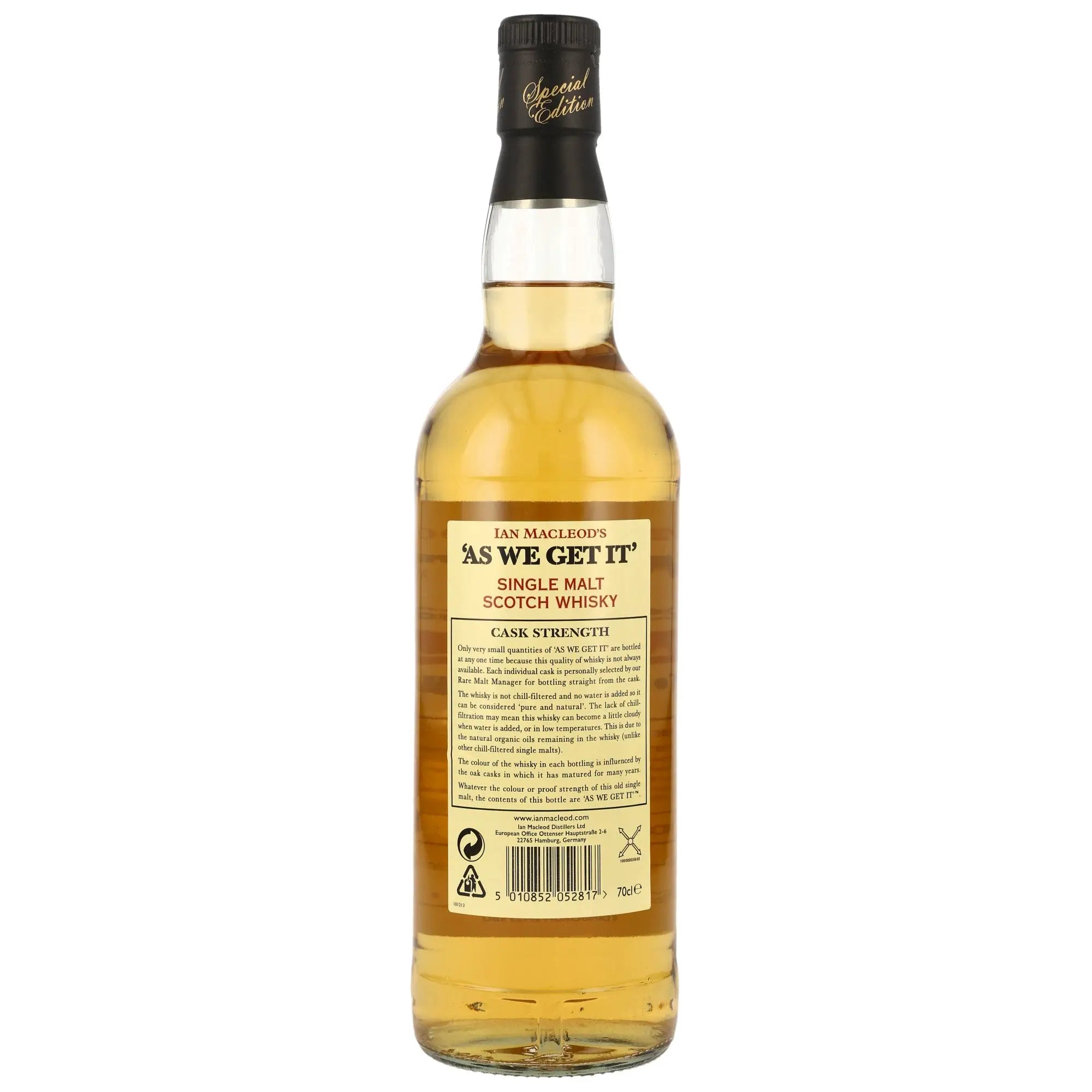 As We Get It Highland Single Malt Scotch Whisky