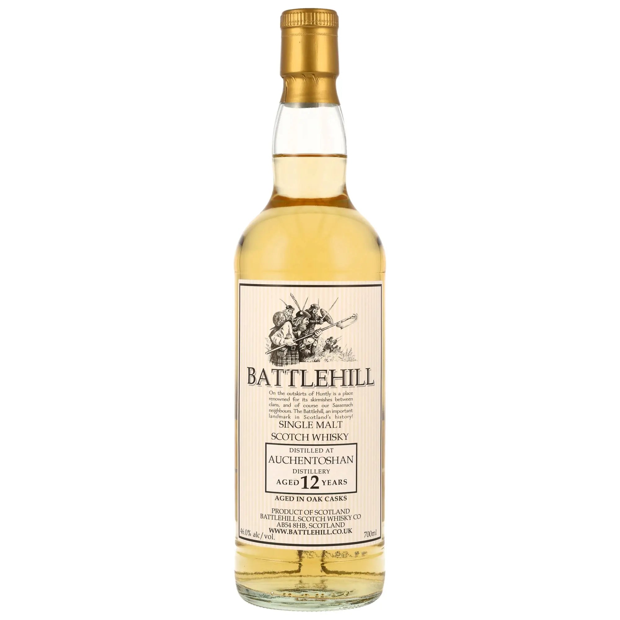 Auchentoshan Battlehill 12 Jahre Lowland Single Malt Scotch Whisky