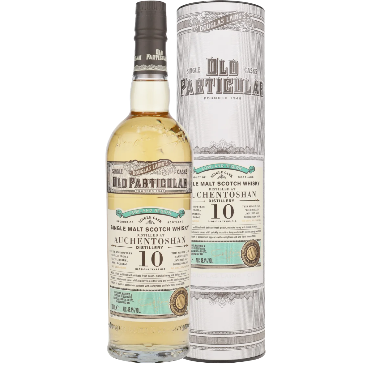 Auchentoshan Old Particular 10 Jahre 2013/2023 Lowland Whisky von Douglas Laing