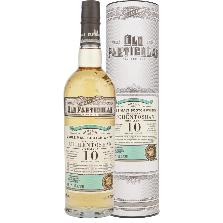 Auchentoshan Old Particular 10 Jahre 2013/2023 Lowland Whisky von Douglas Laing