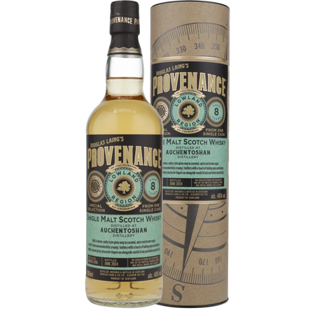 Auchentoshan Provenance 8 Jahre 2016/2024 Lowland Whisky von Douglas Laing