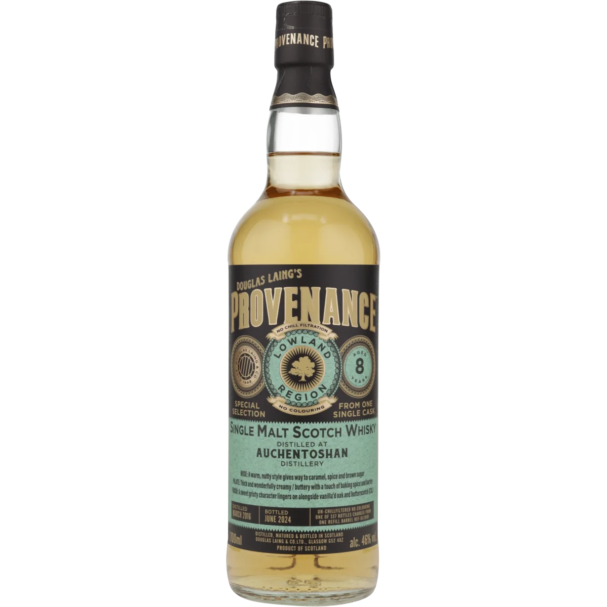 Auchentoshan Provenance 8 Jahre 2016/2024 Lowland Whisky von Douglas Laing