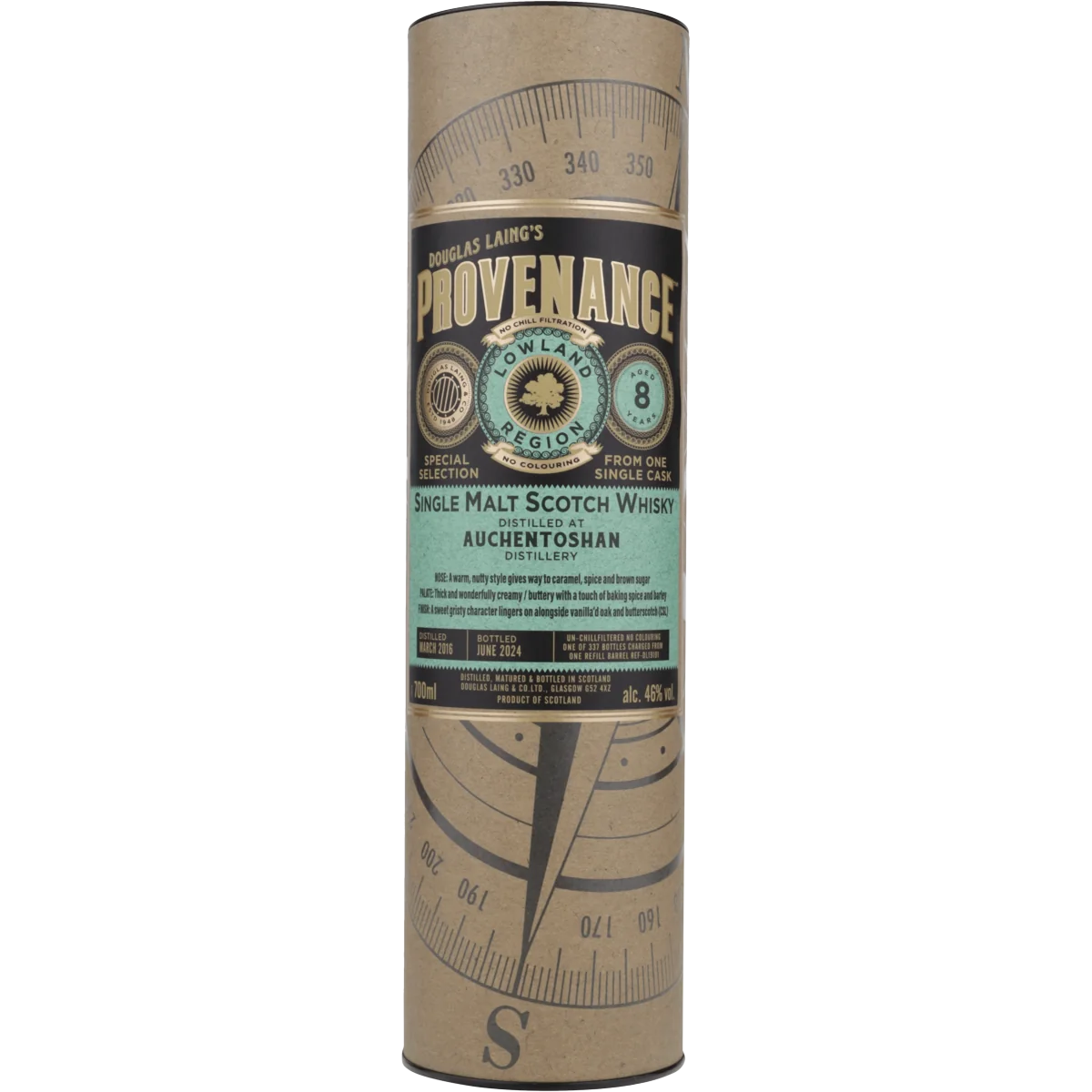 Auchentoshan Provenance 8 Jahre 2016/2024 Lowland Whisky von Douglas Laing