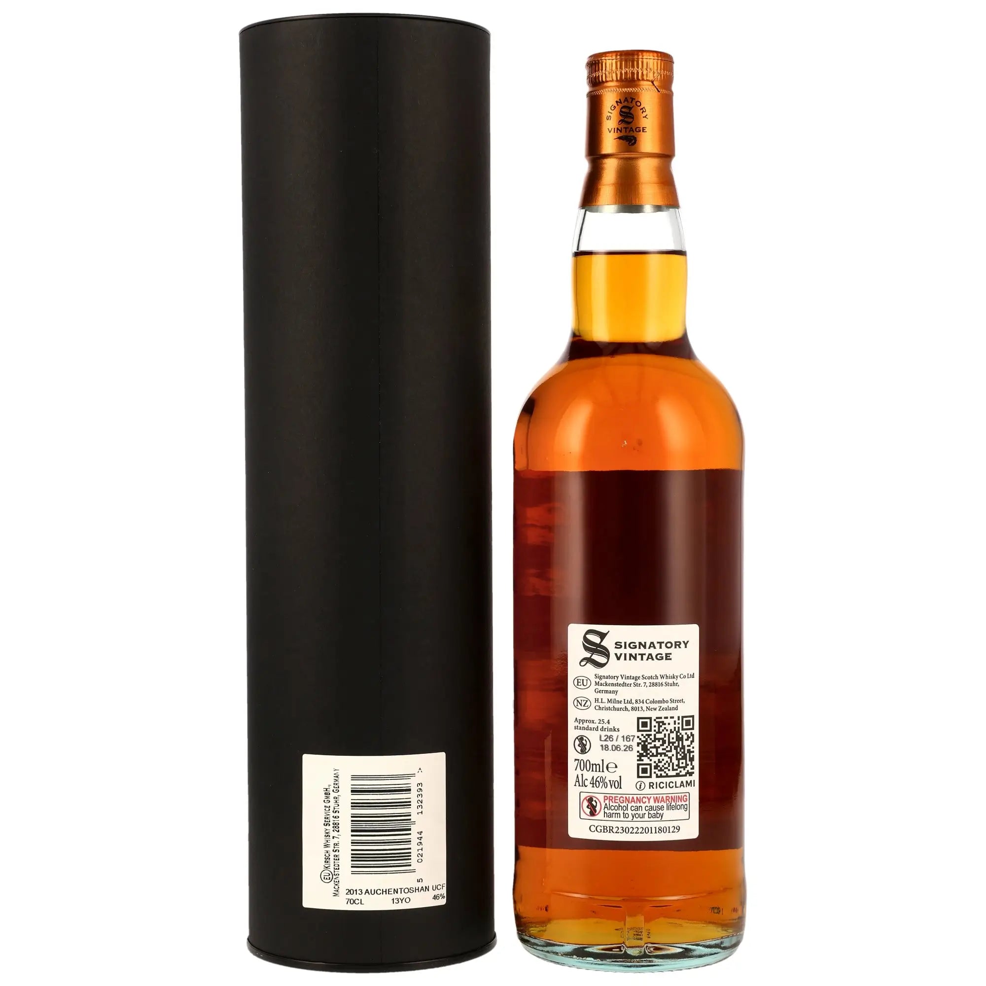 Auchentoshan Un-Chillfiltered 13 Jahre 2013/2026 Whisky von Signatory Vintage
