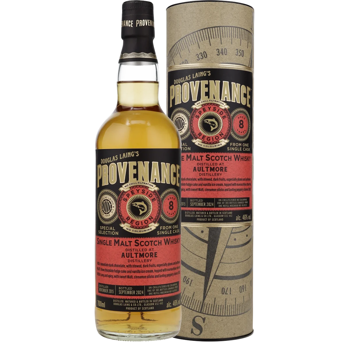 Aultmore Provenance 8 Jahre 2015/2024 Lowland Whisky von Douglas Laing