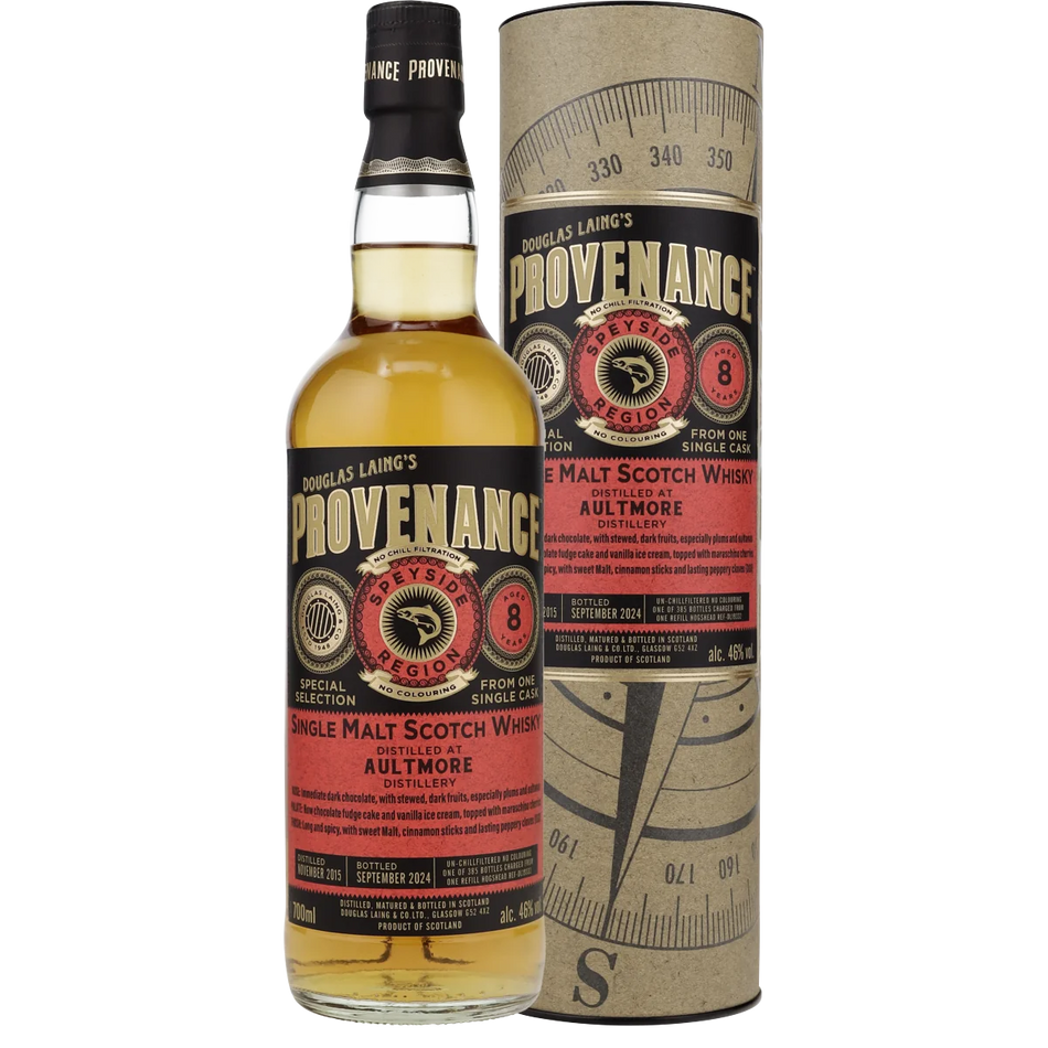 Aultmore Provenance 8 Jahre 2015/2024 Lowland Whisky von Douglas Laing