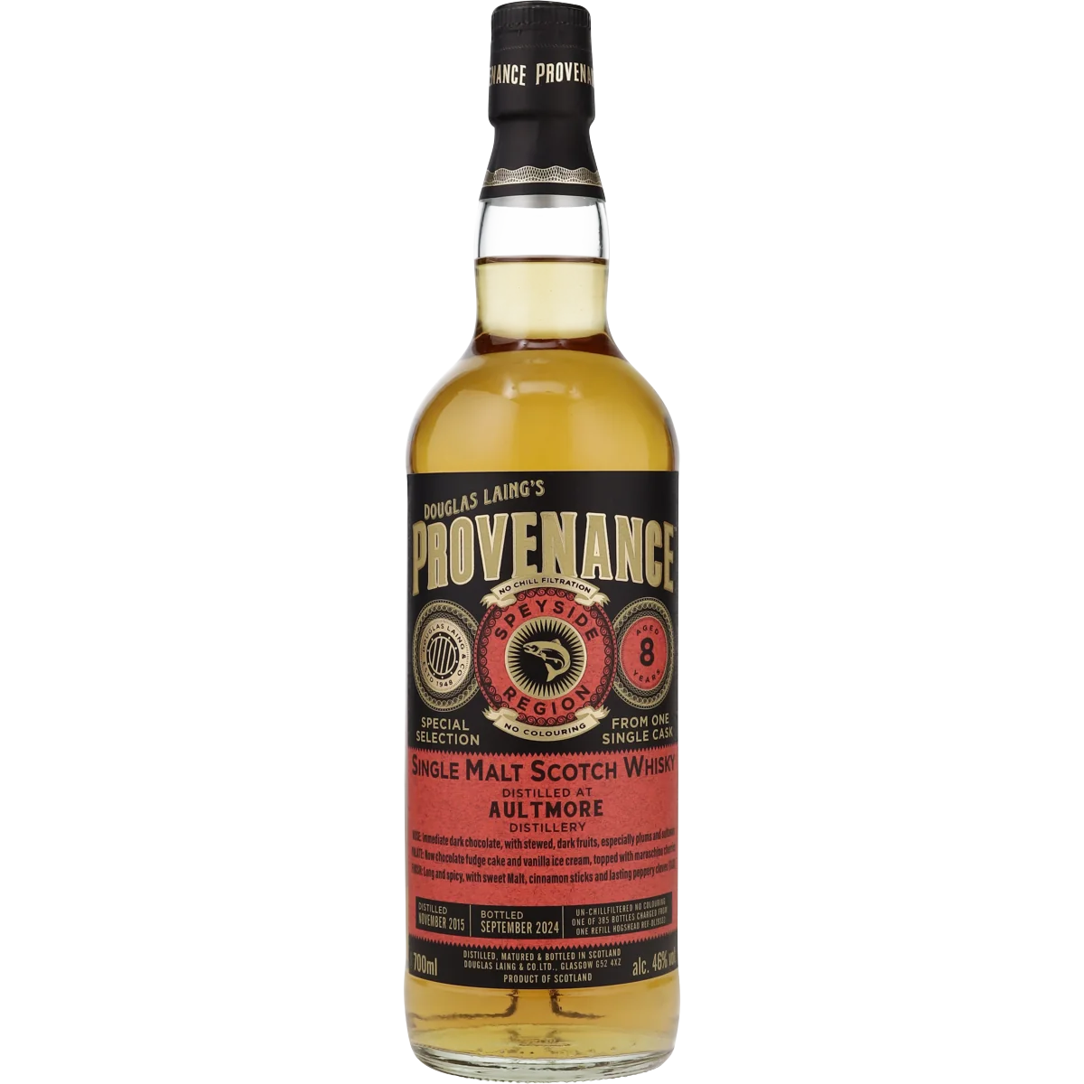 Aultmore Provenance 8 Jahre 2015/2024 Lowland Whisky von Douglas Laing