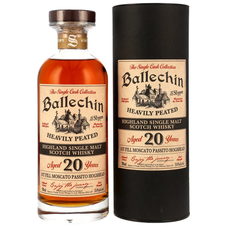 Ballechin First Fill Moscato Passito Wine Cask #808 20 Jahre 2006/2026 Whisky von Signatory Vintage