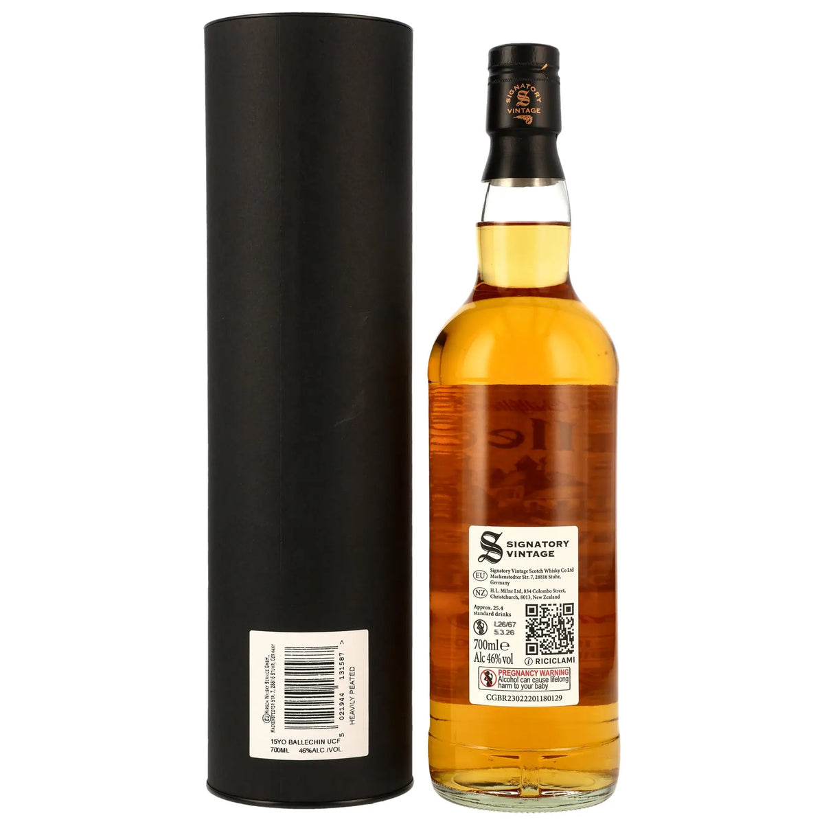 Ballechin Un-Chillfiltered 15 Jahre 2010/2026 Whisky von Signatory Vintae