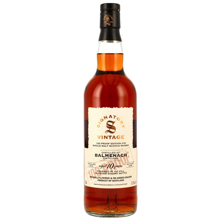 Balmenach 100 Proof Edition #79 10 Jahre 2016/2026 Speyside Whisky von Signatory Vintage