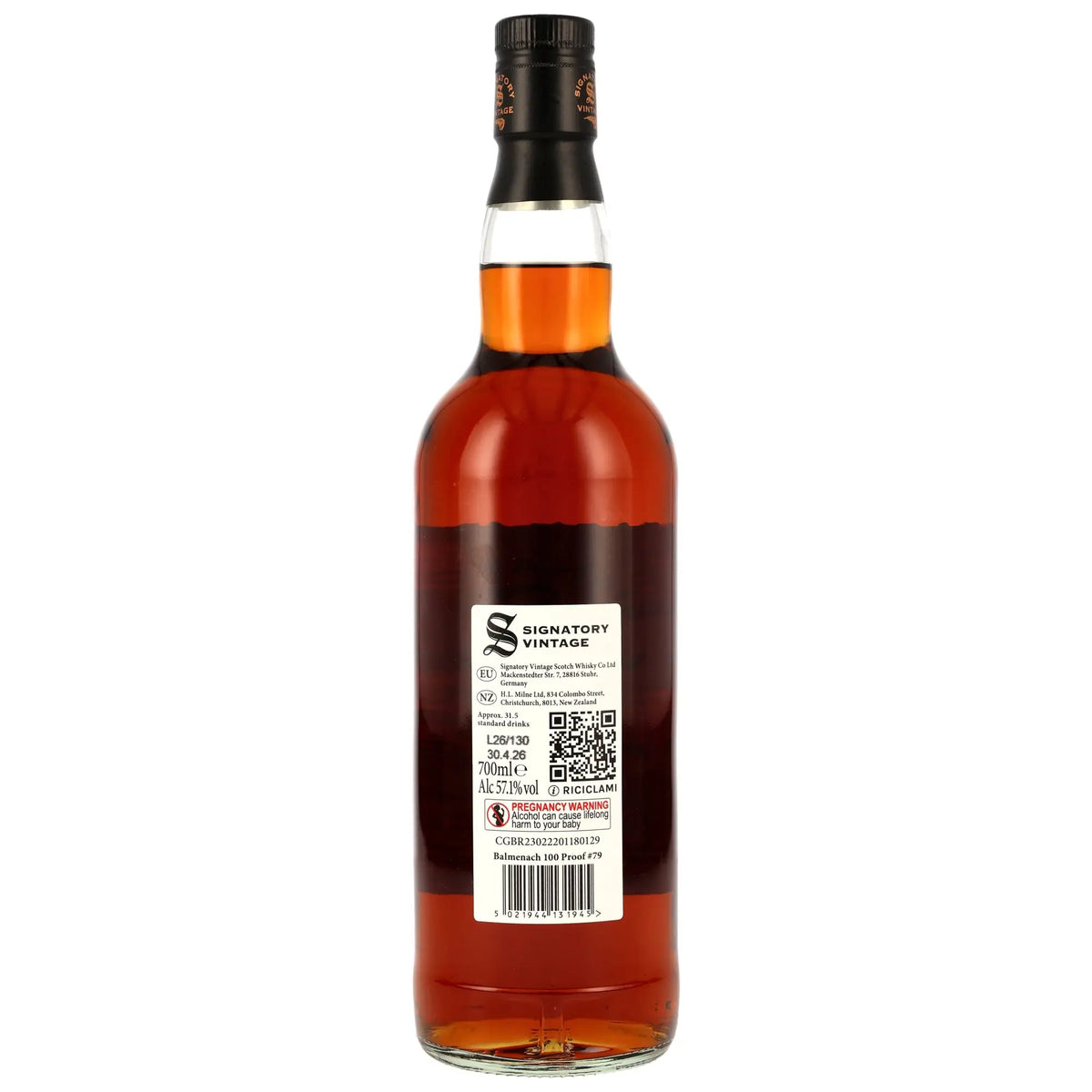 Balmenach 100 Proof Edition #79 10 Jahre 2016/2026 Speyside Whisky von Signatory Vintage
