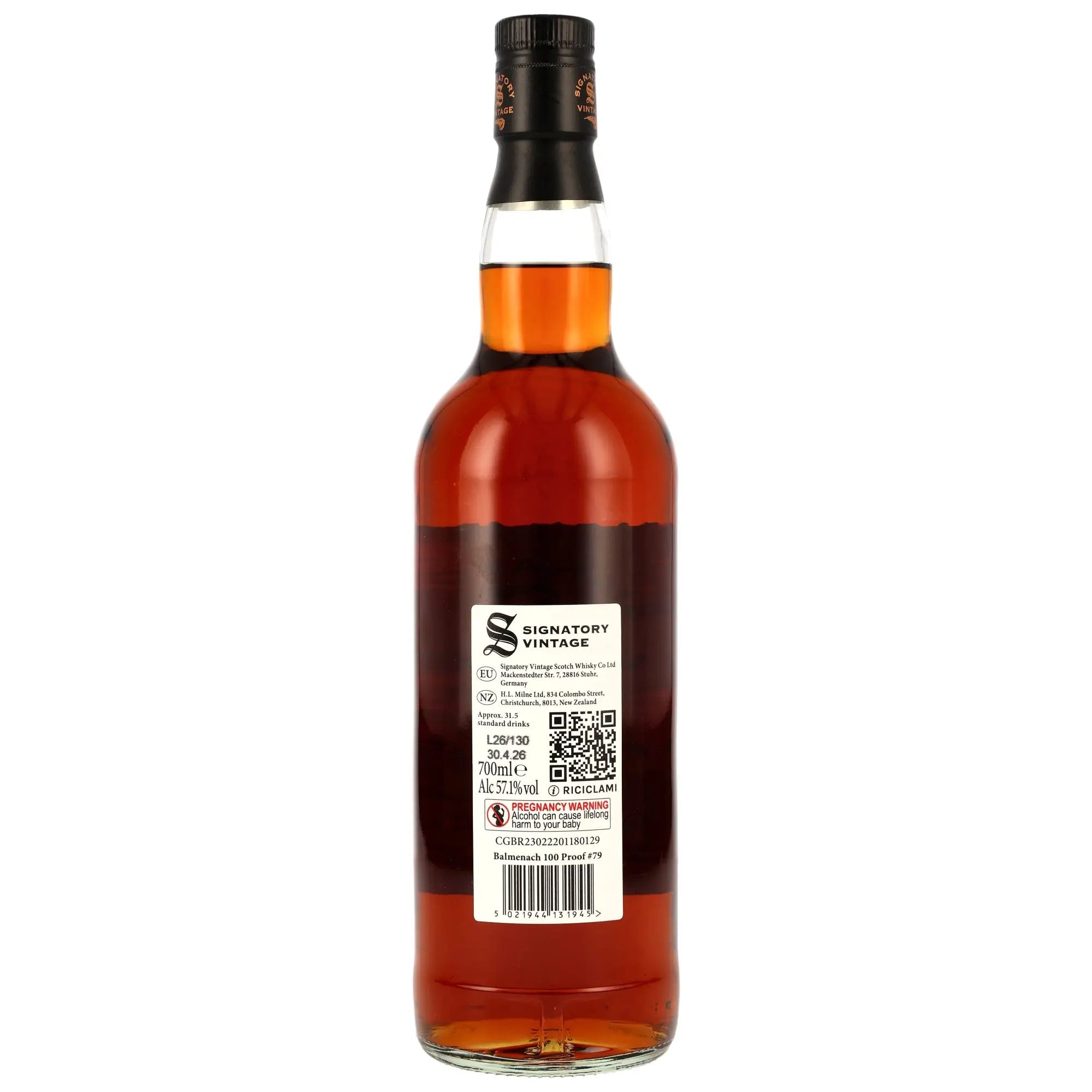Balmenach 100 Proof Edition #79 10 Jahre 2016/2026 Speyside Whisky von Signatory Vintage